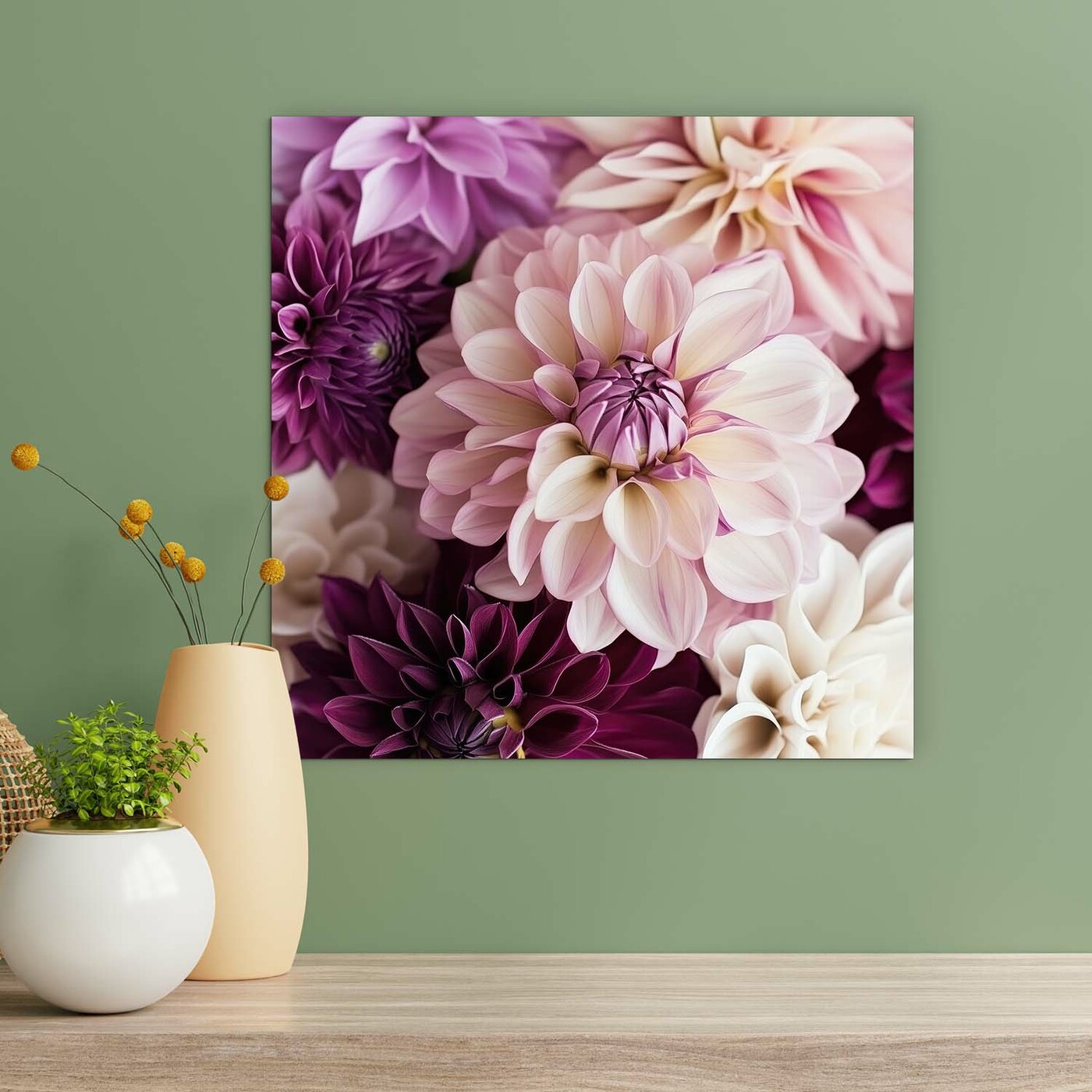 Wooden Flower Wall Art