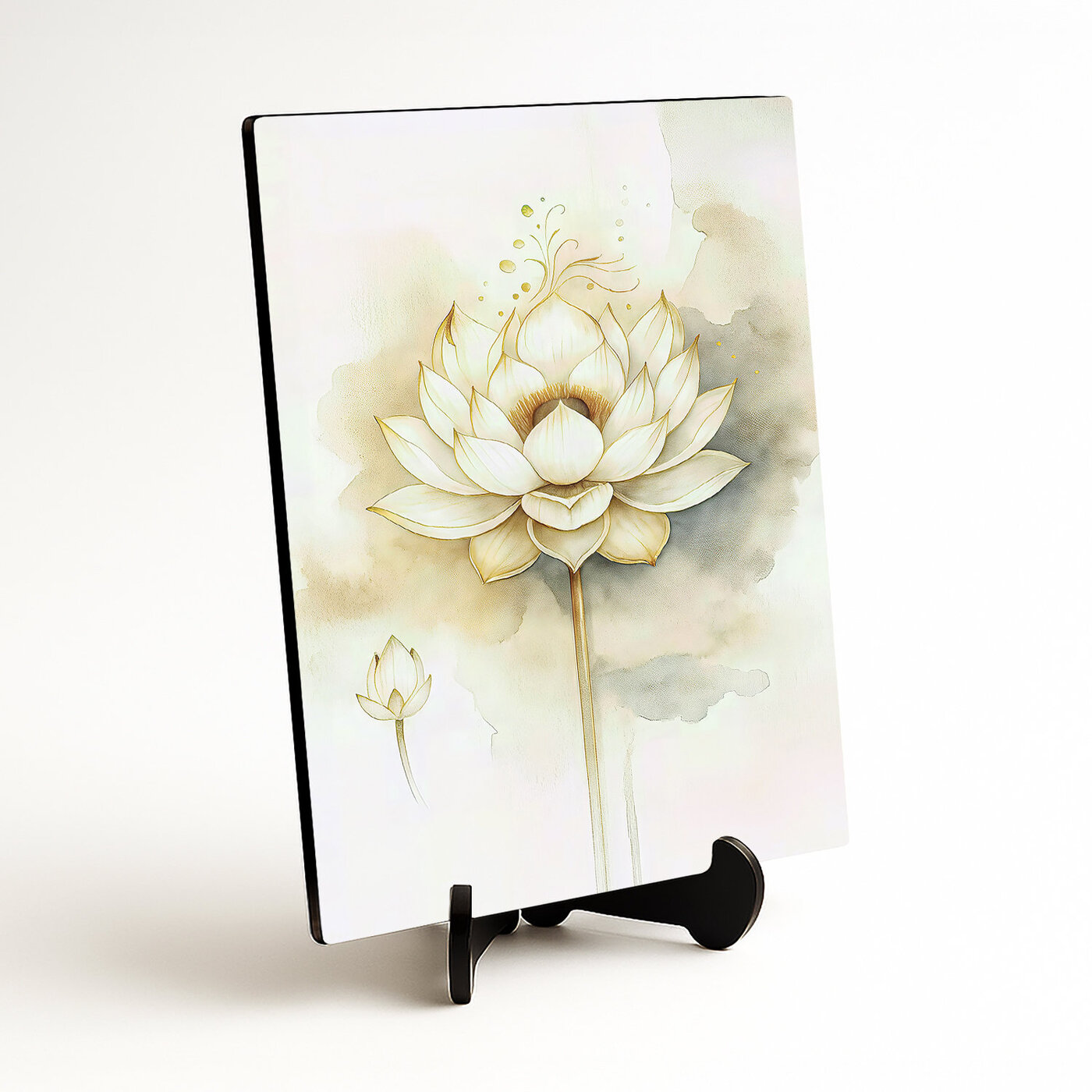 Falikép - Fehér lótusz