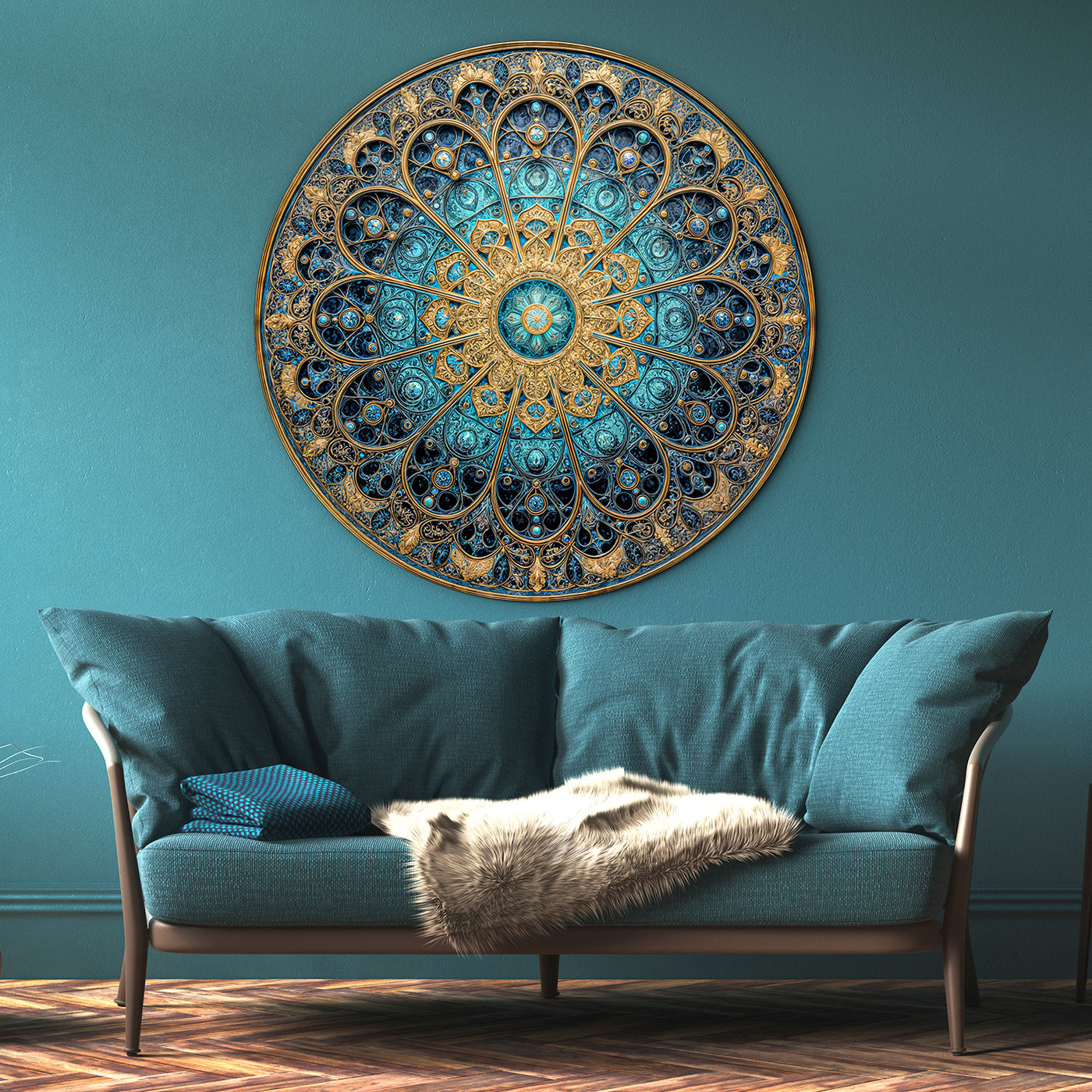 Mandala na stenu - Veritas