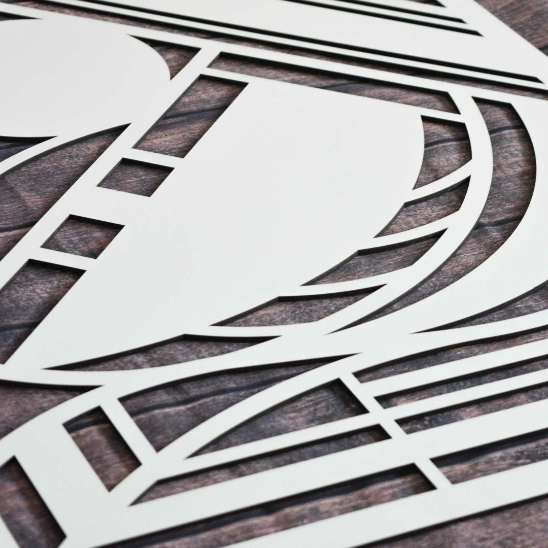 Absztrakt kép - Geometric | Fehér