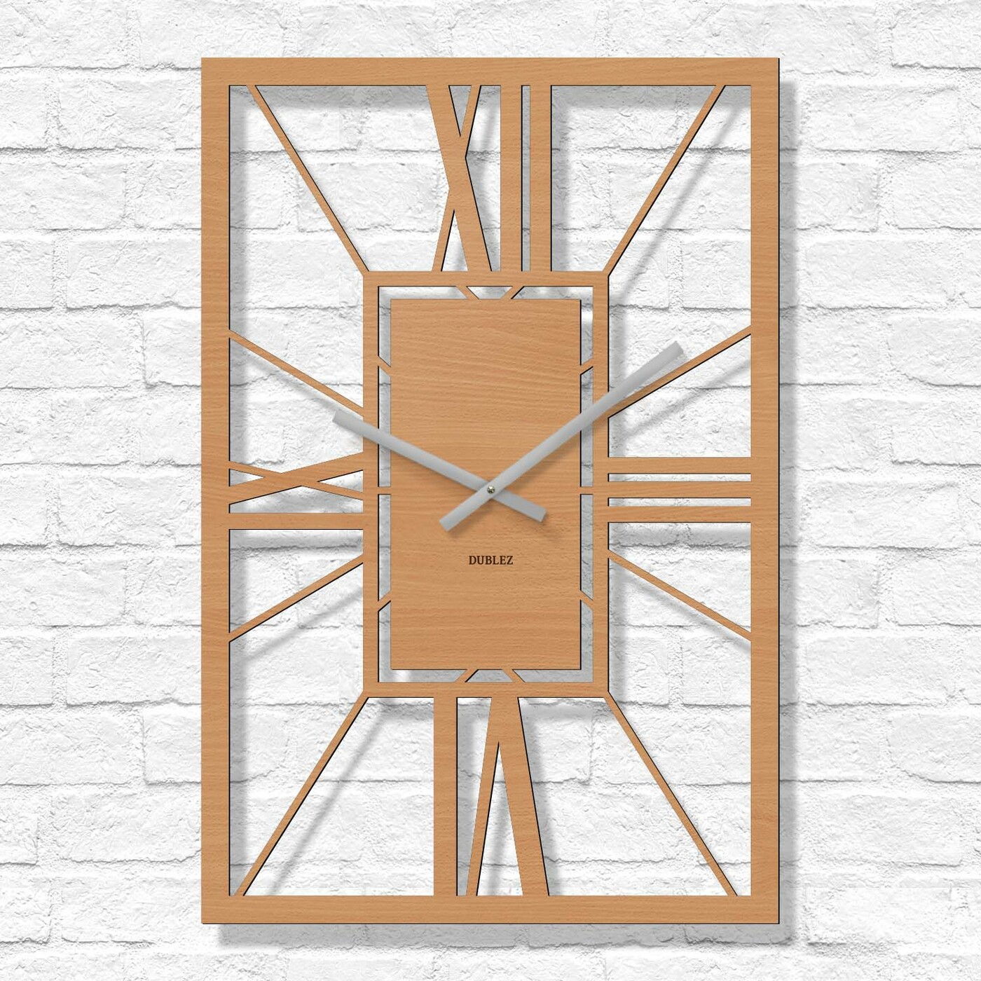 Wooden Roman Numeral Clock - Arch Deco | Beech