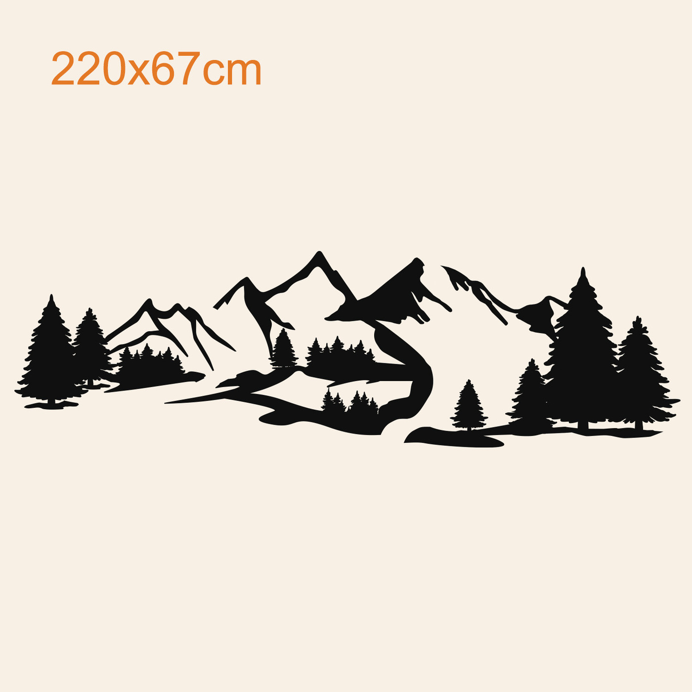 Drevený obraz na stenu - Hory a les