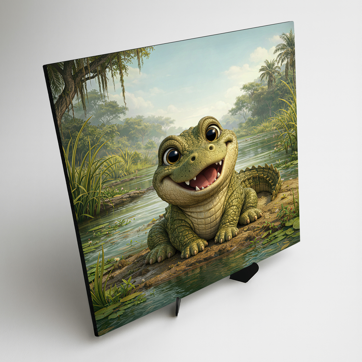 Veselý obraz pre deti - Krokodíl