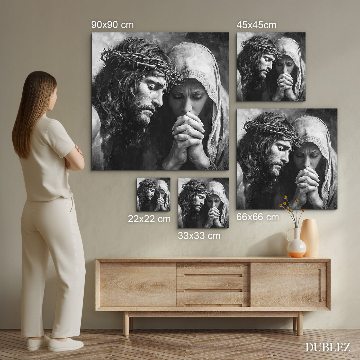 Religious image - The Suffering of Mary