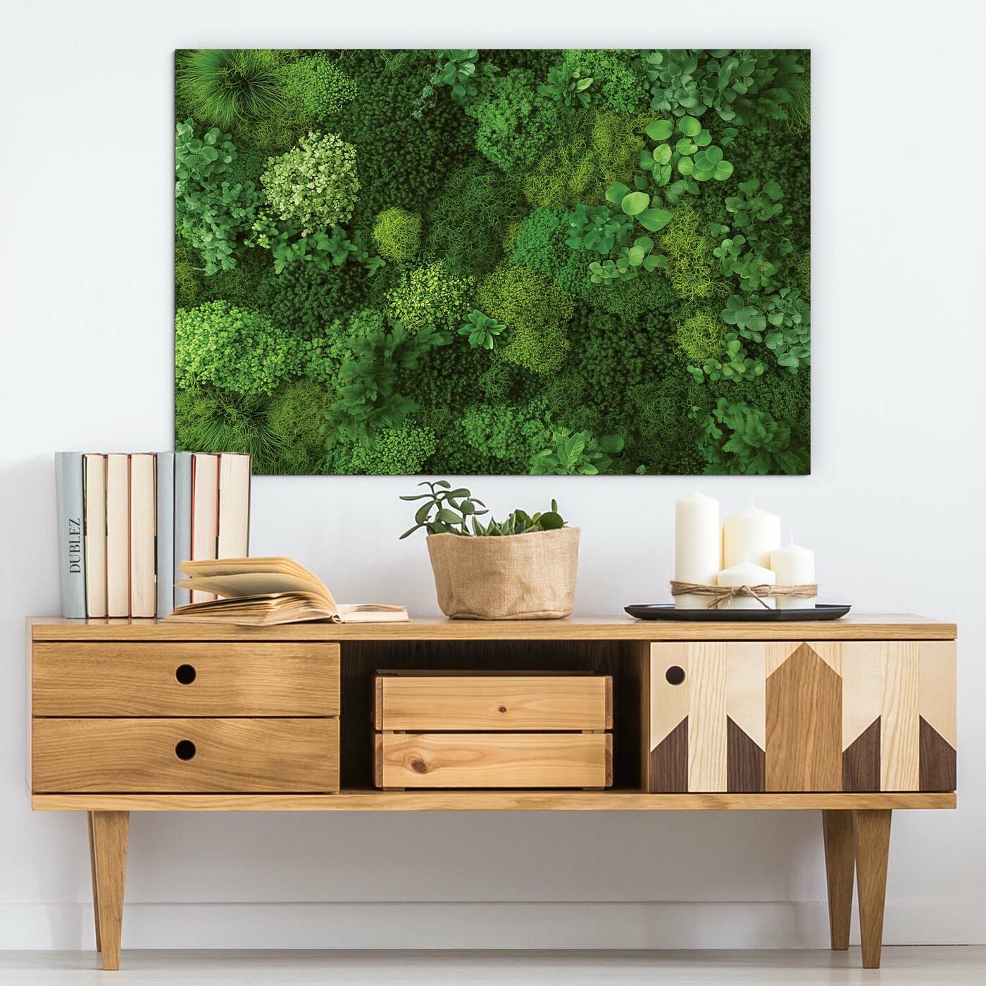 Printed Moss Wall Art