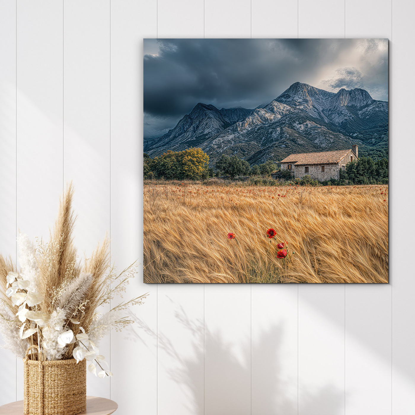 Wooden picture - Landscape of peace