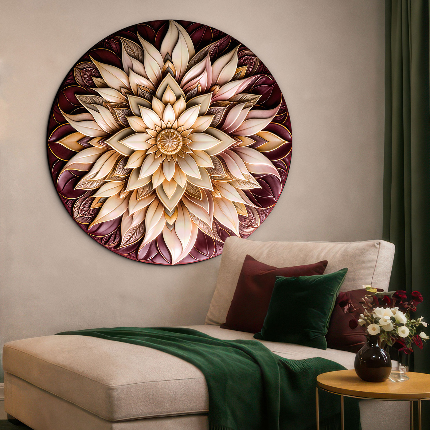Mandala wall art - Royal Lotus