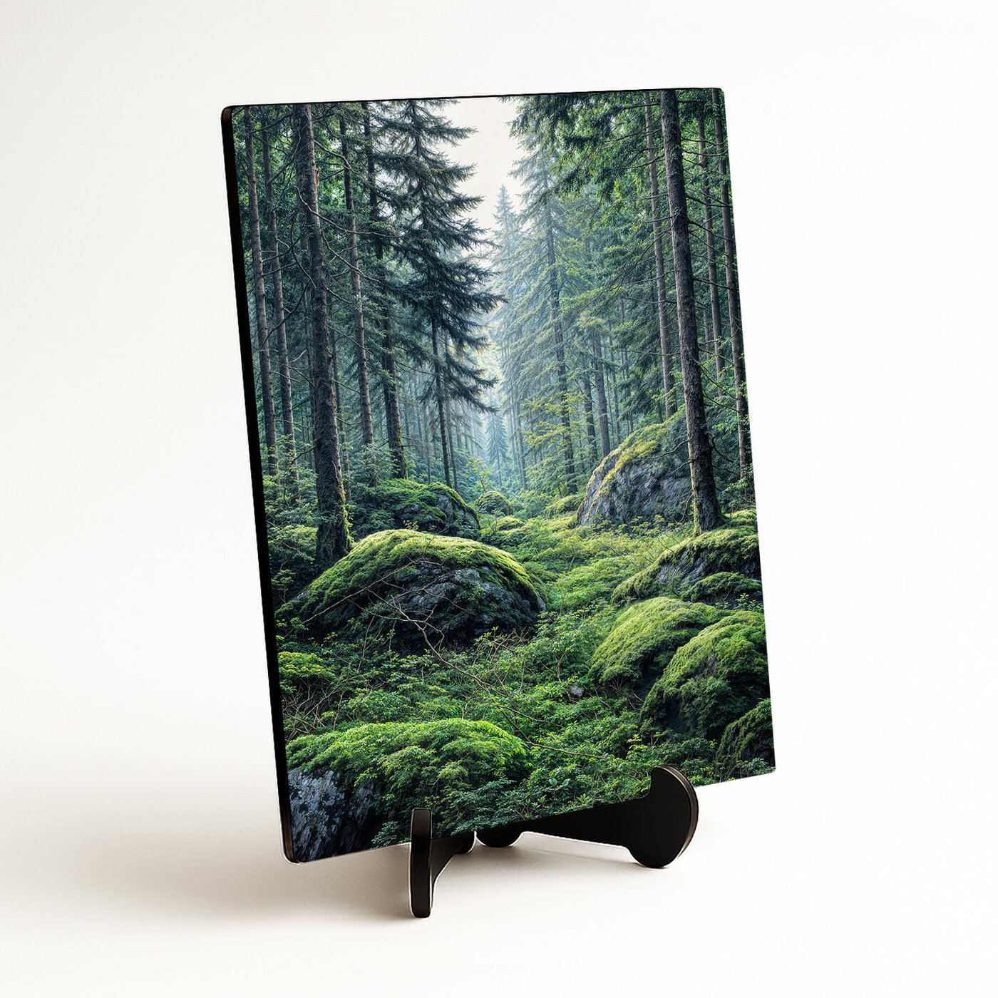 Tablou din lemn - Pădure adâncă