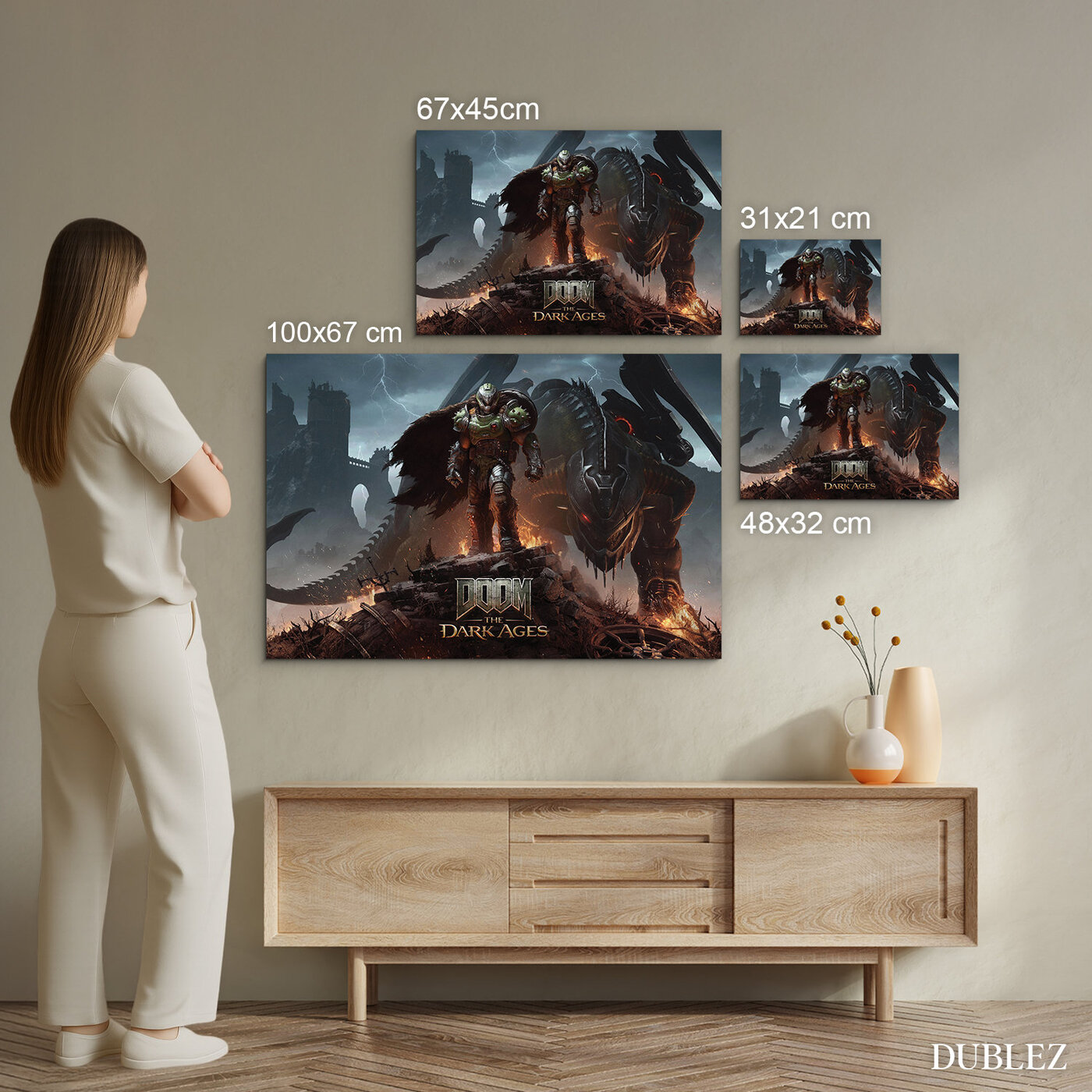 Gaming obraz do chlapčenskej izby - DOOM