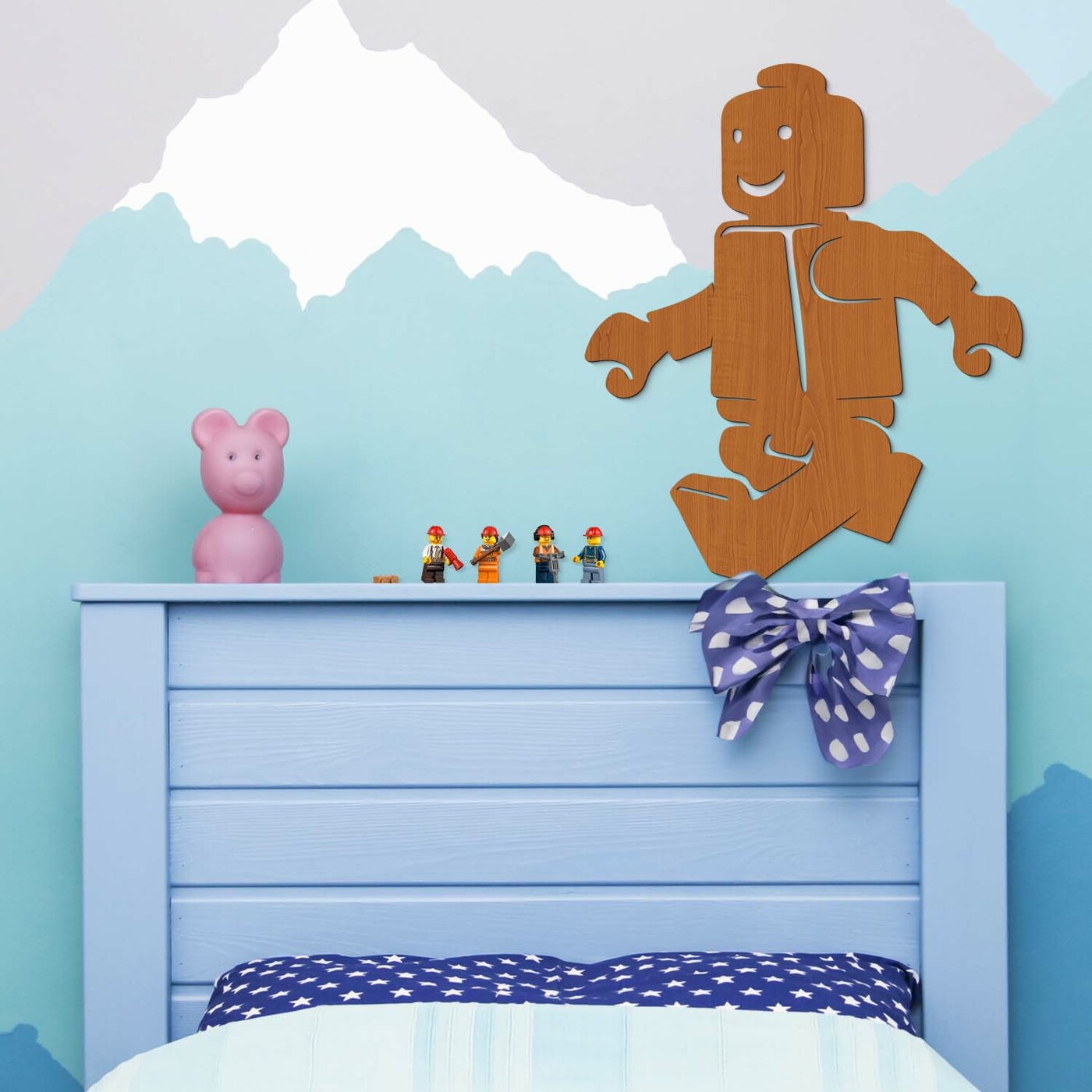 Obraz do detskej izby - Lego panáčik | Čerešňa