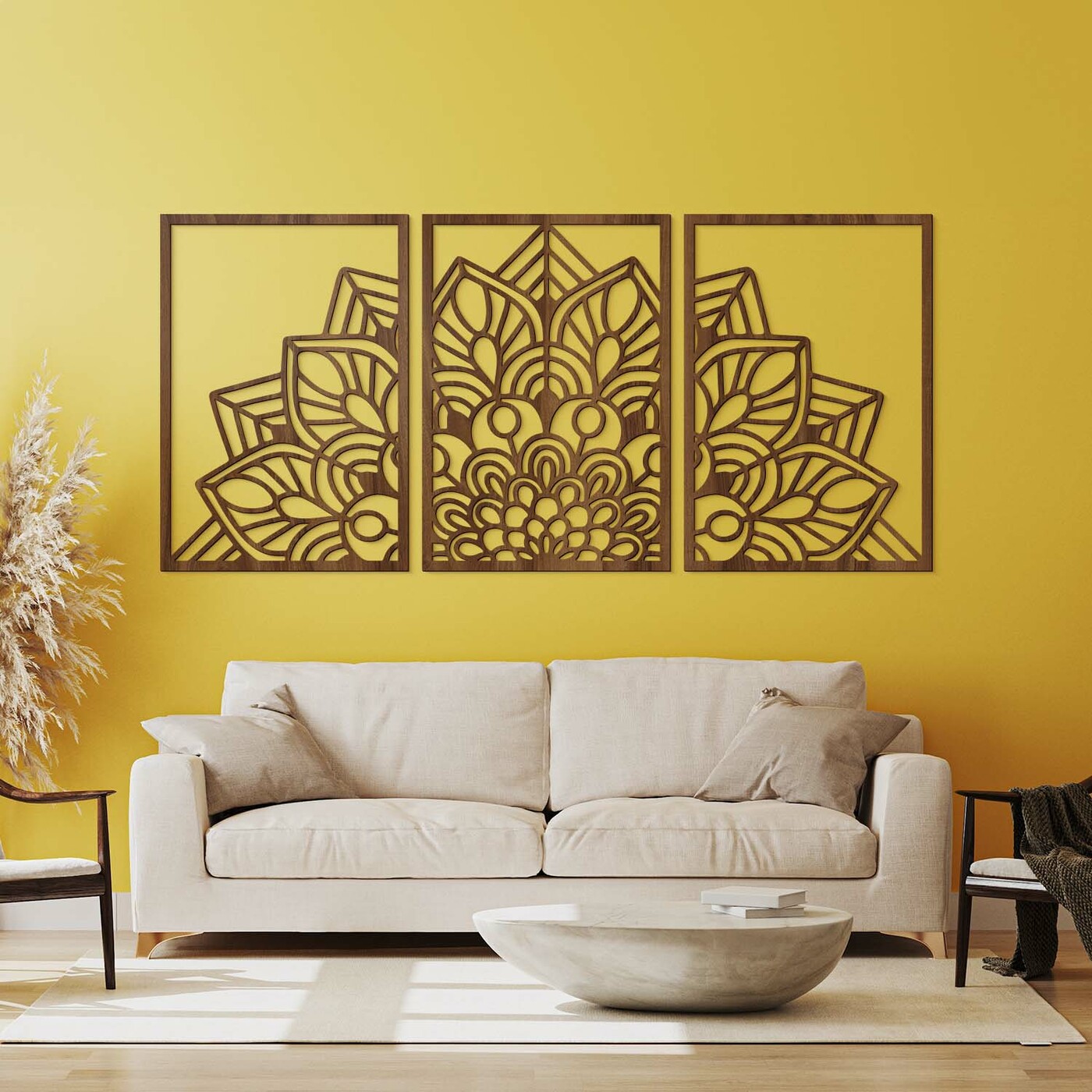 Multi-Part Mandala - Blooming | Walnut