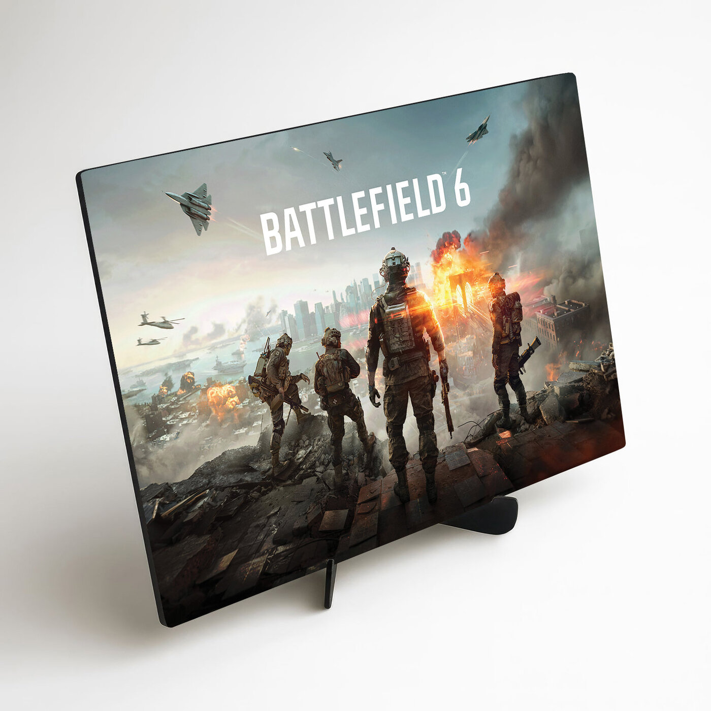 Drevený obraz z hry - Battlefield 6