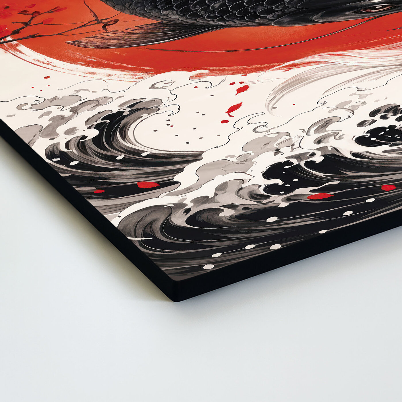 Japán Jin Jang kép - Koi pontyok