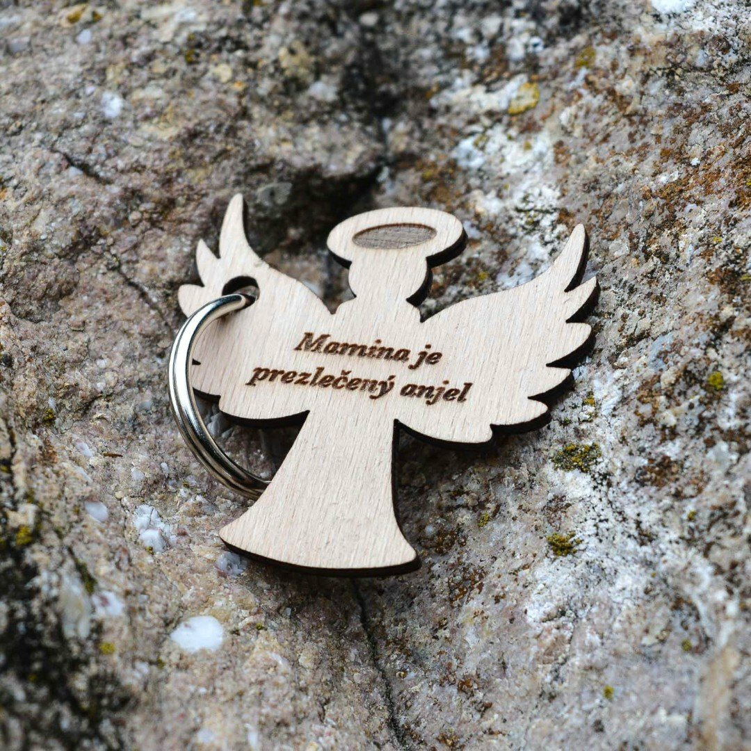 Darček pre maminu - Kľúčenka anjel