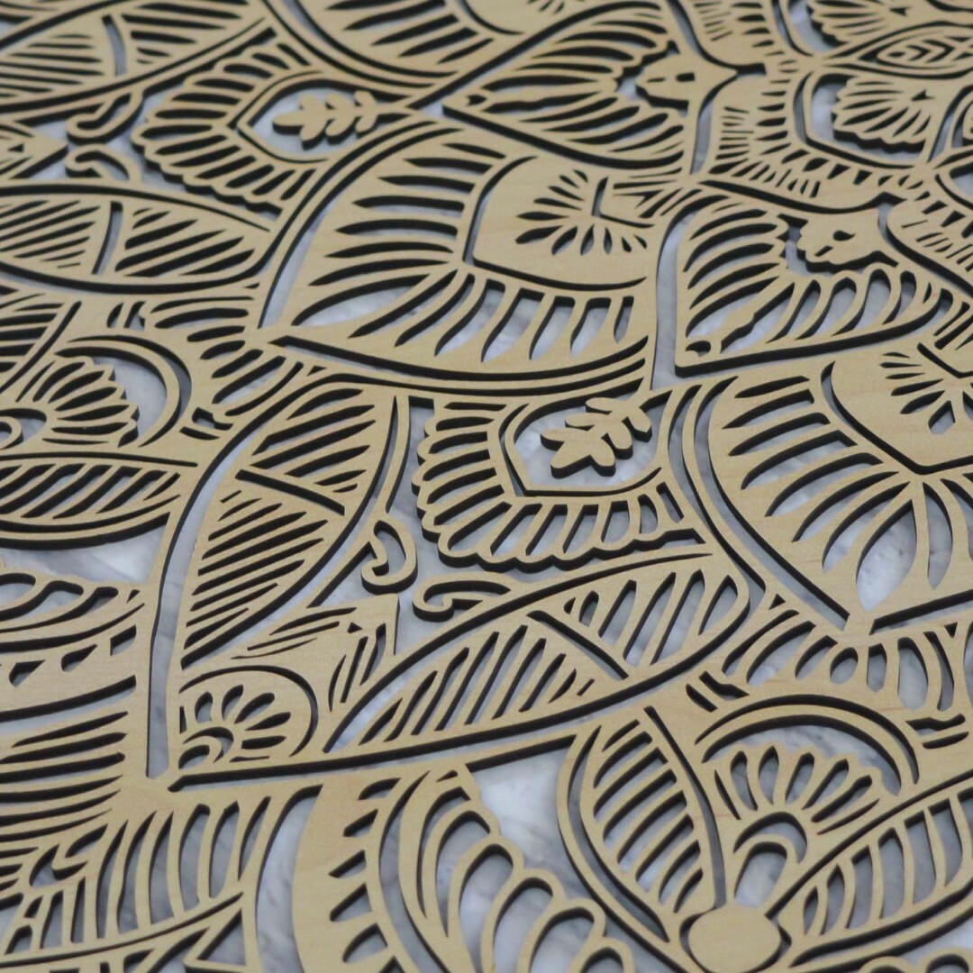 Luxusný drevený obraz na stenu - Mandala | Javor