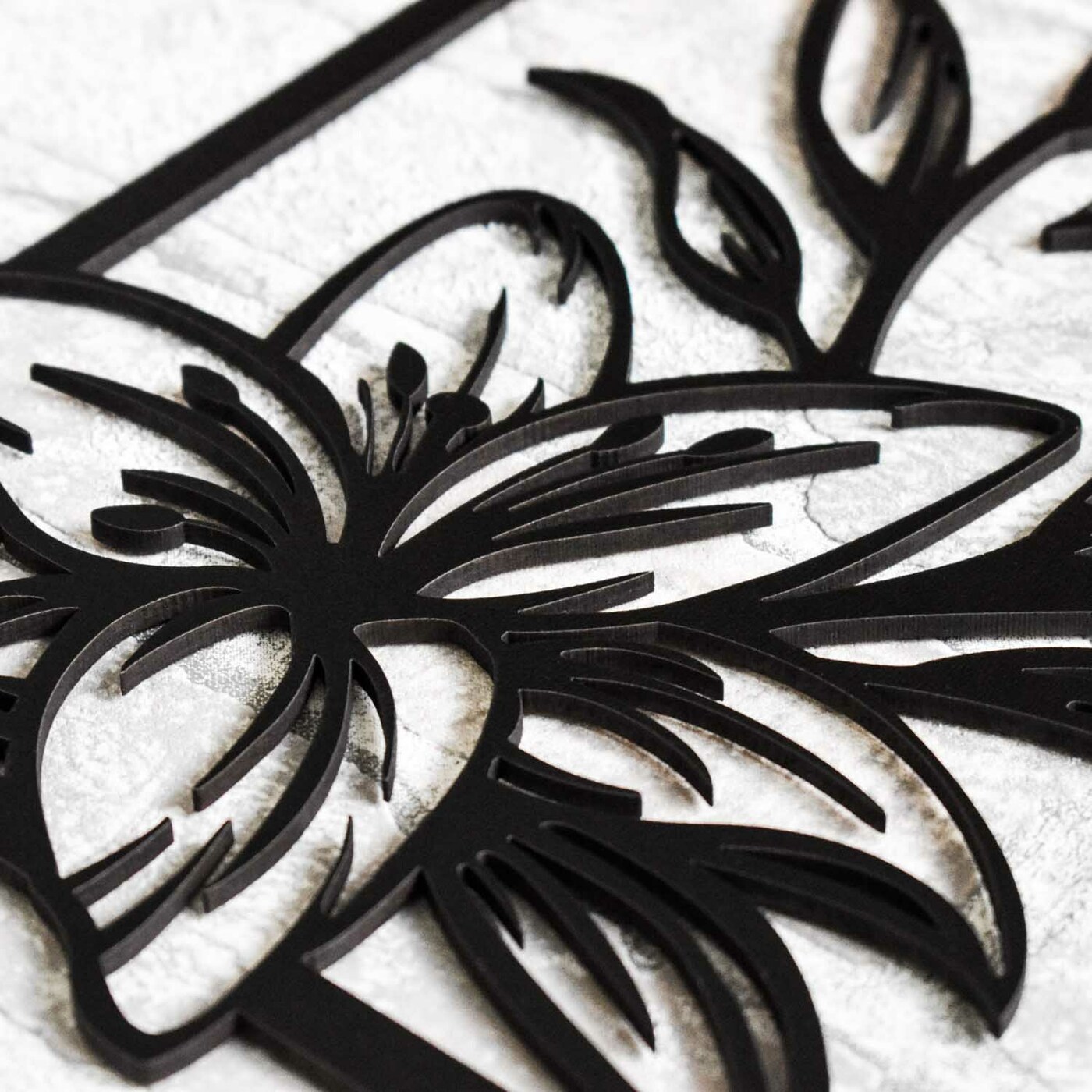 Nappali dekoráció - Liliomok | Fekete