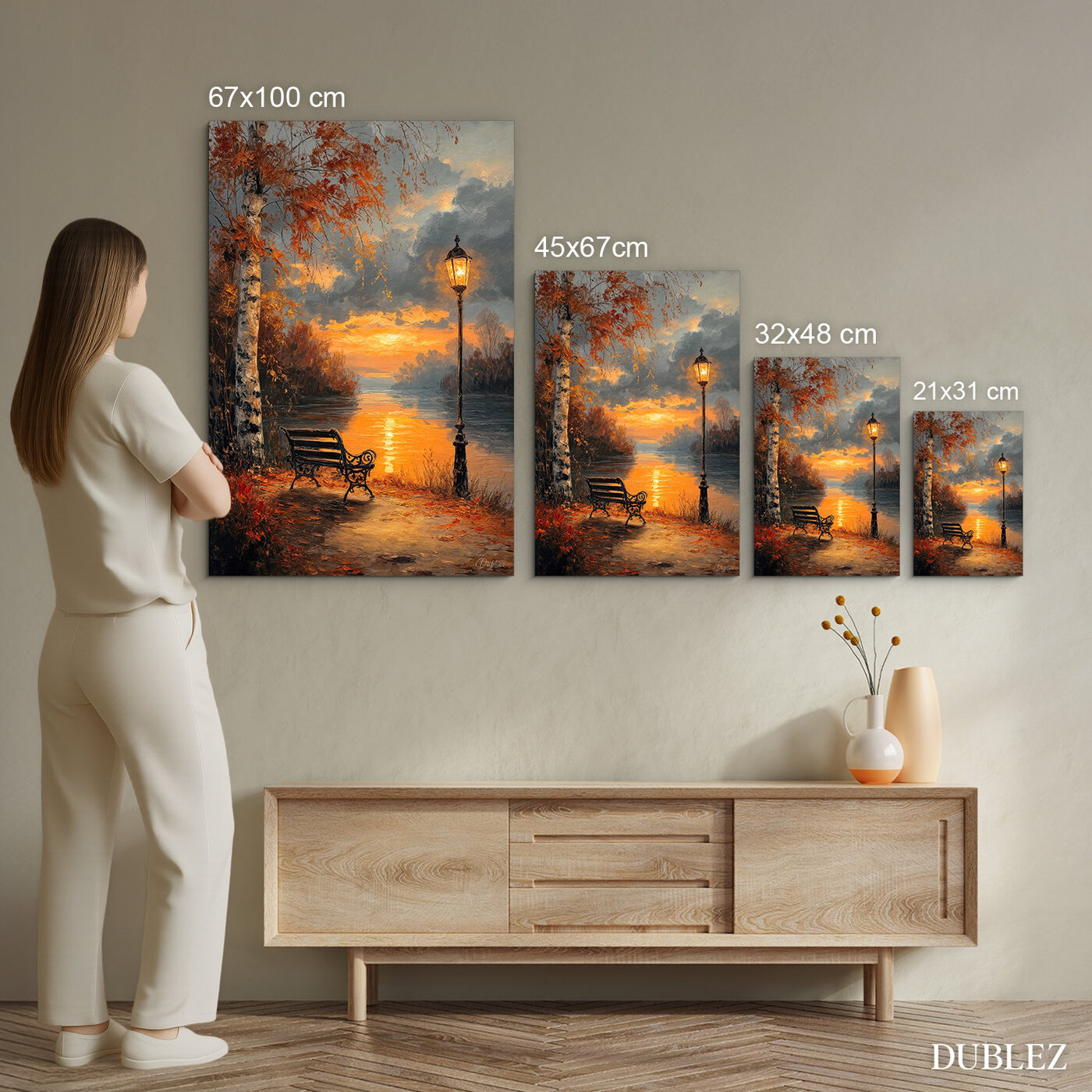 Image - Sunset by the lake