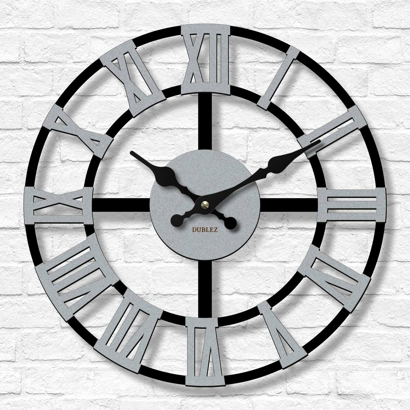 Nástenné hodiny - Eternis | Strieborná