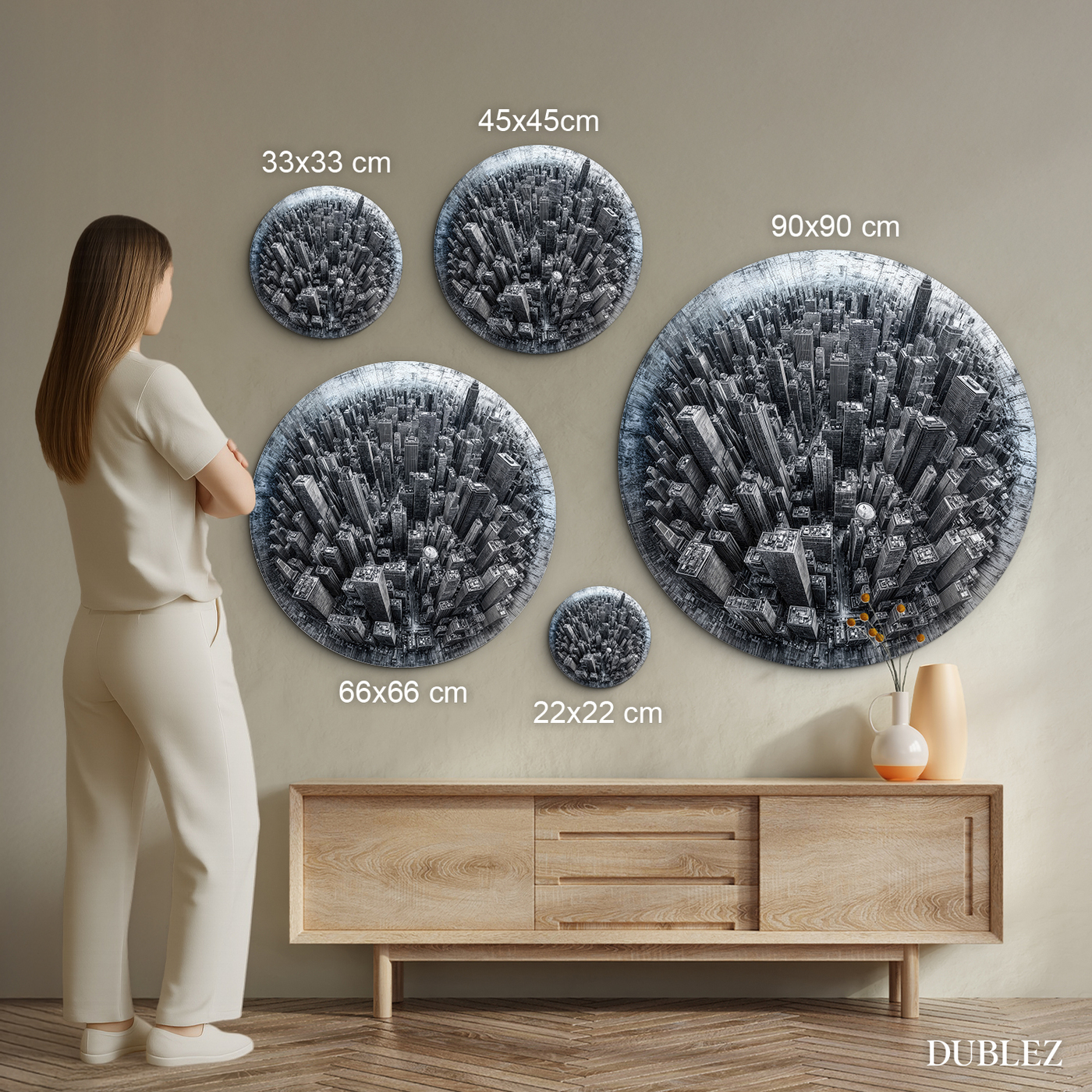 Moderní obraz města - Skica