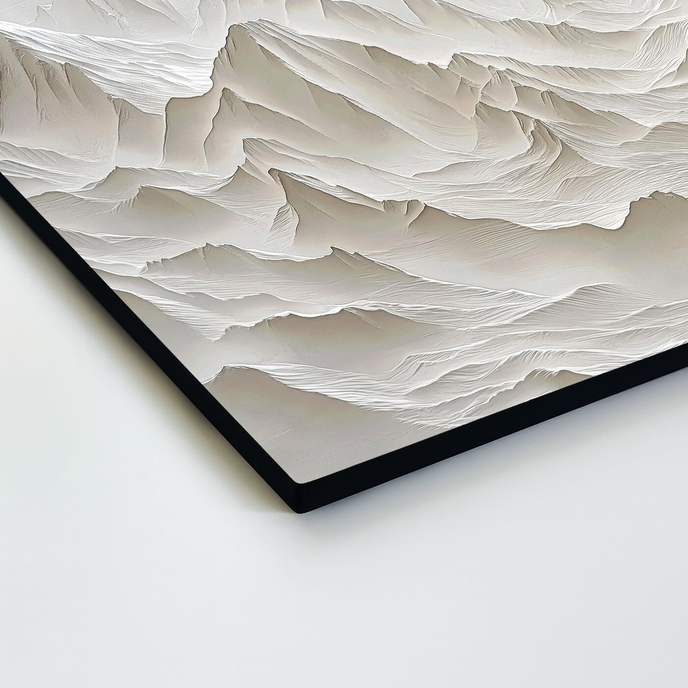 White image - Minimalist mountains