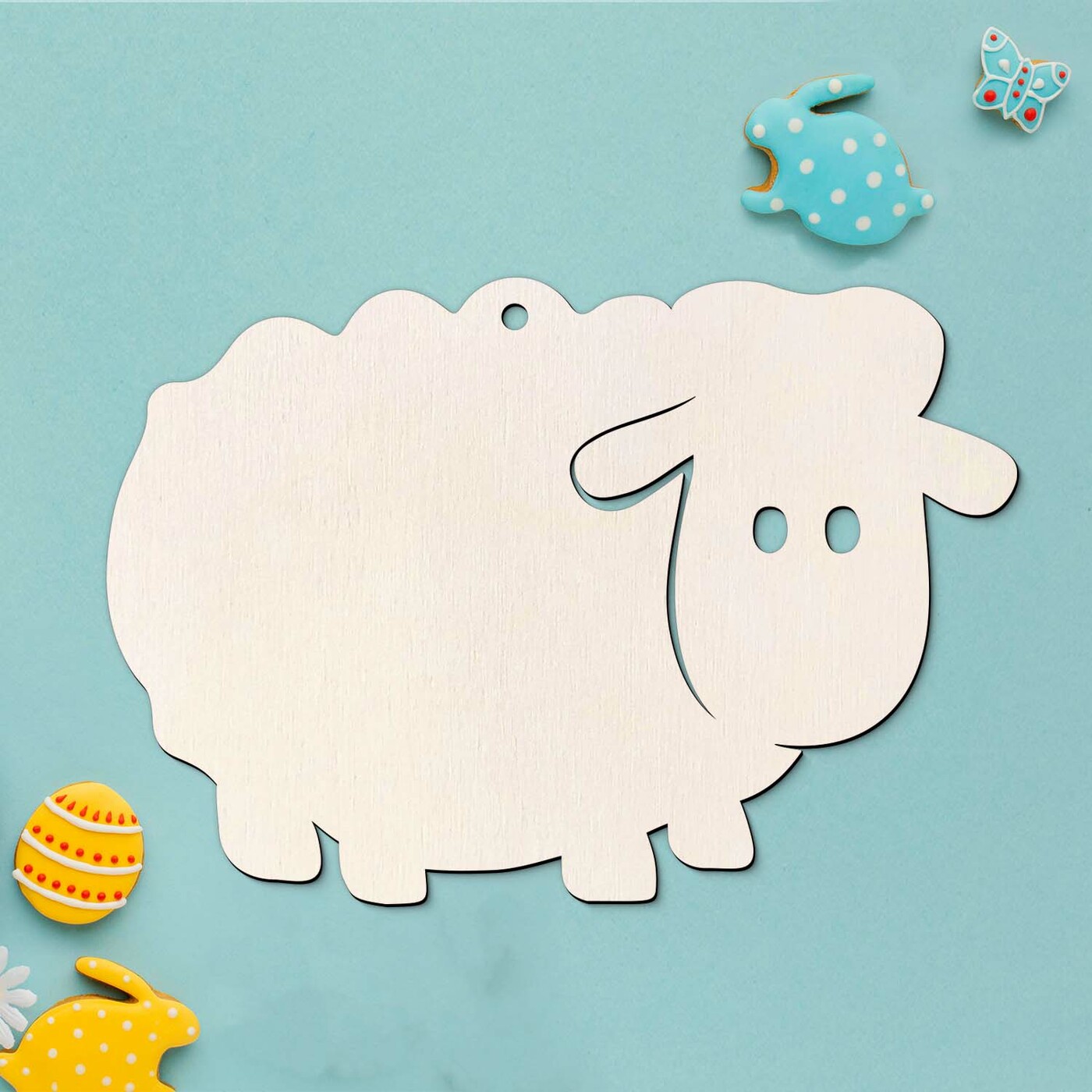 DIY - Wooden Easter Decoration - Little Lamb