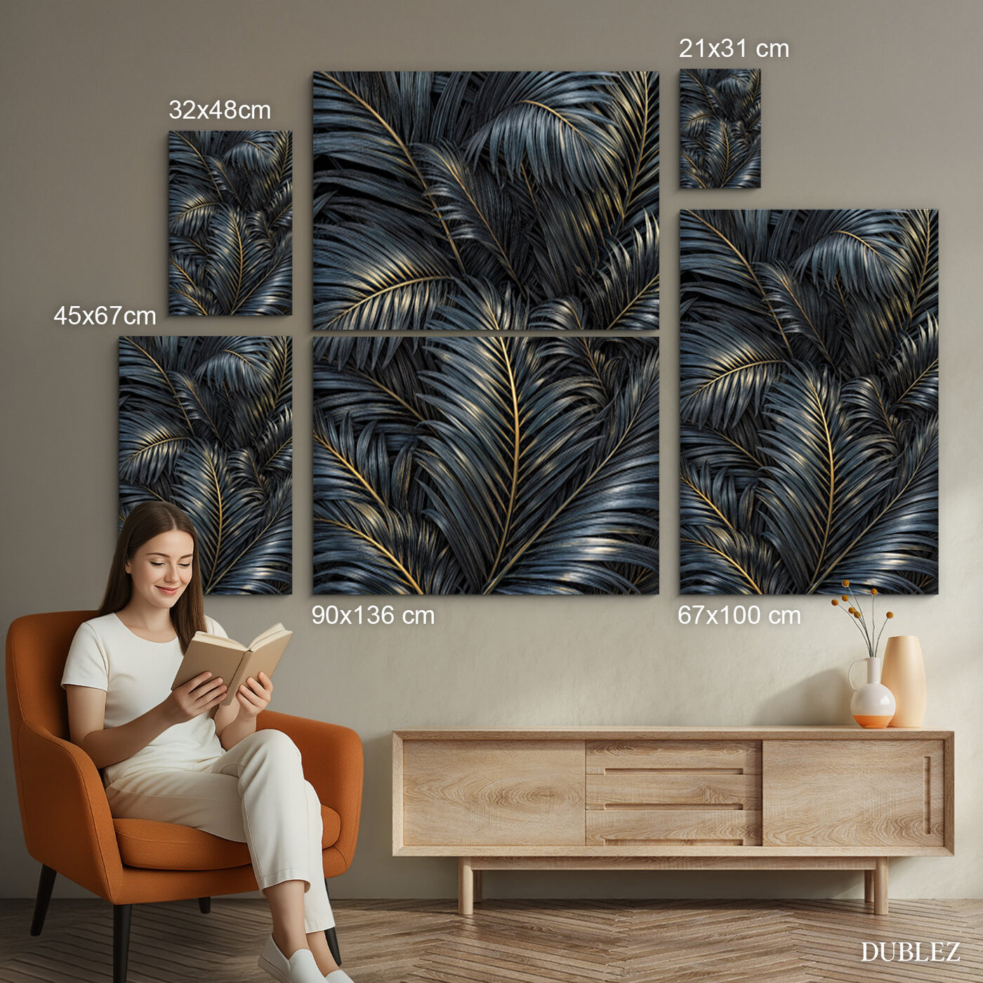 Dizajnový obraz - Luxusné palmové listy