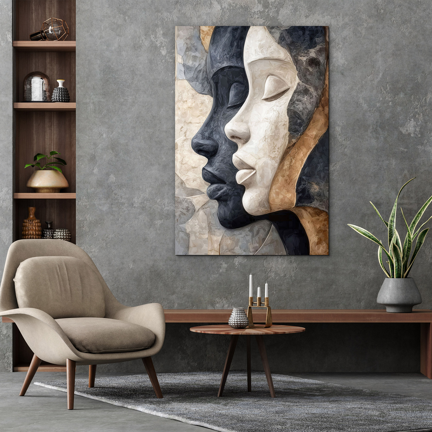 Abstraktný obraz - Portréty