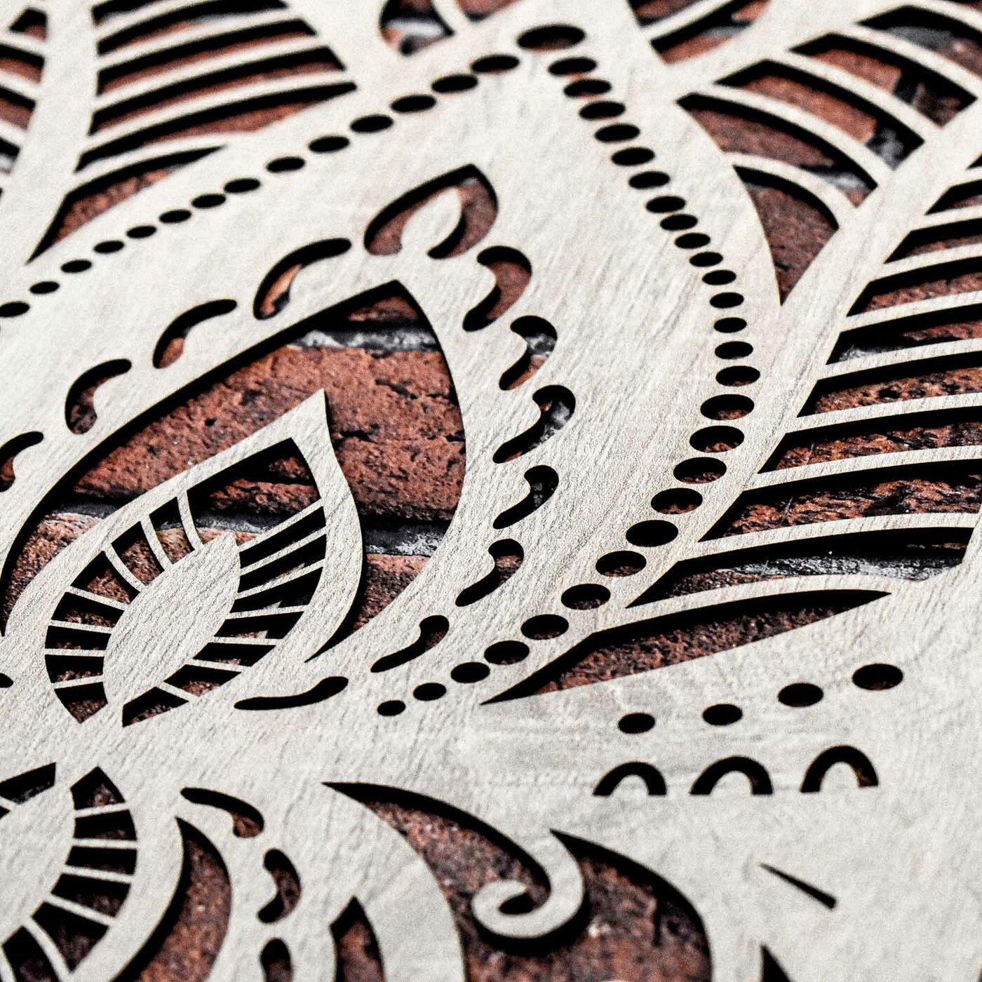 Harmónia mandala - 3 részes falikép | Sonoma Tölgy