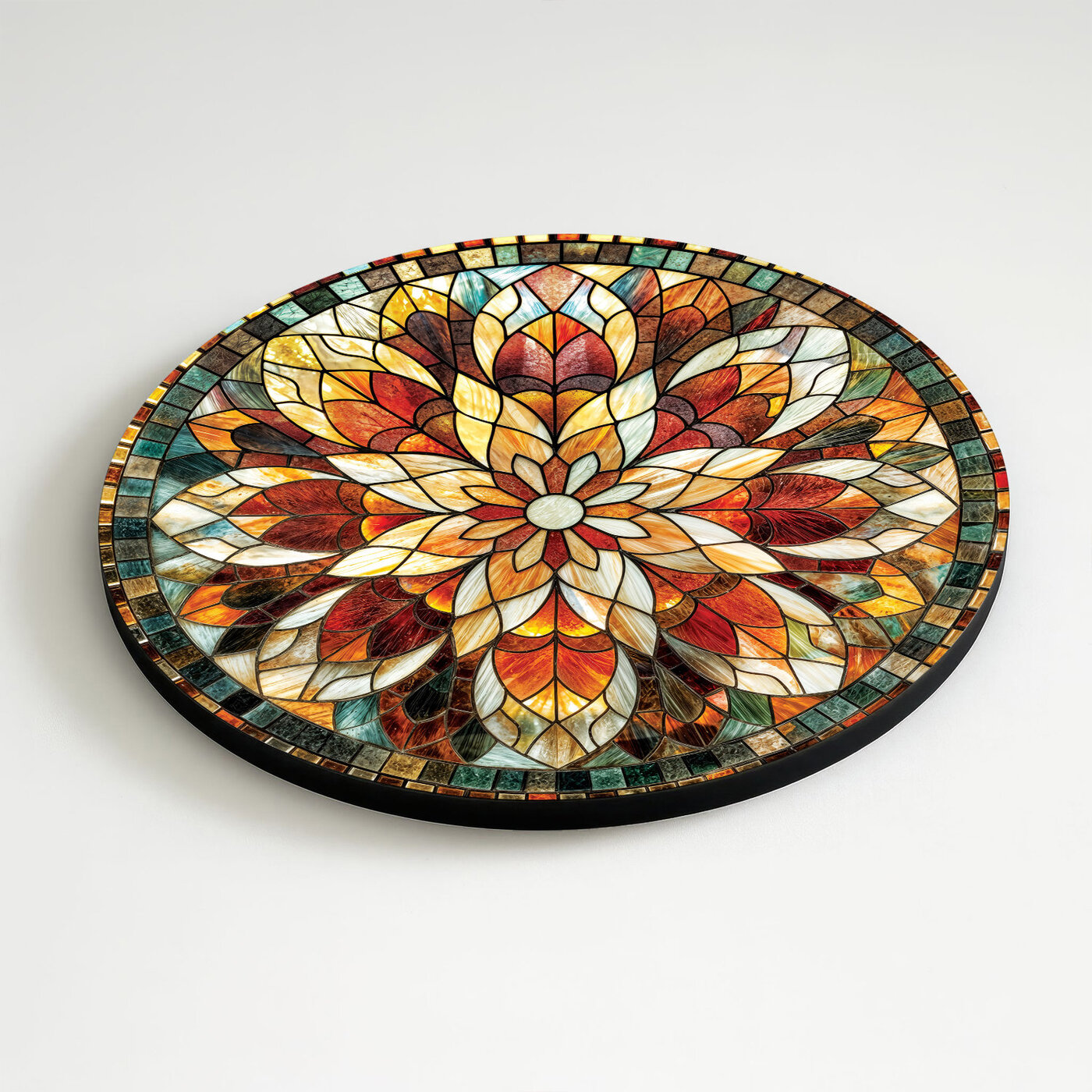 Wooden Wall Mandala - Colors of the World