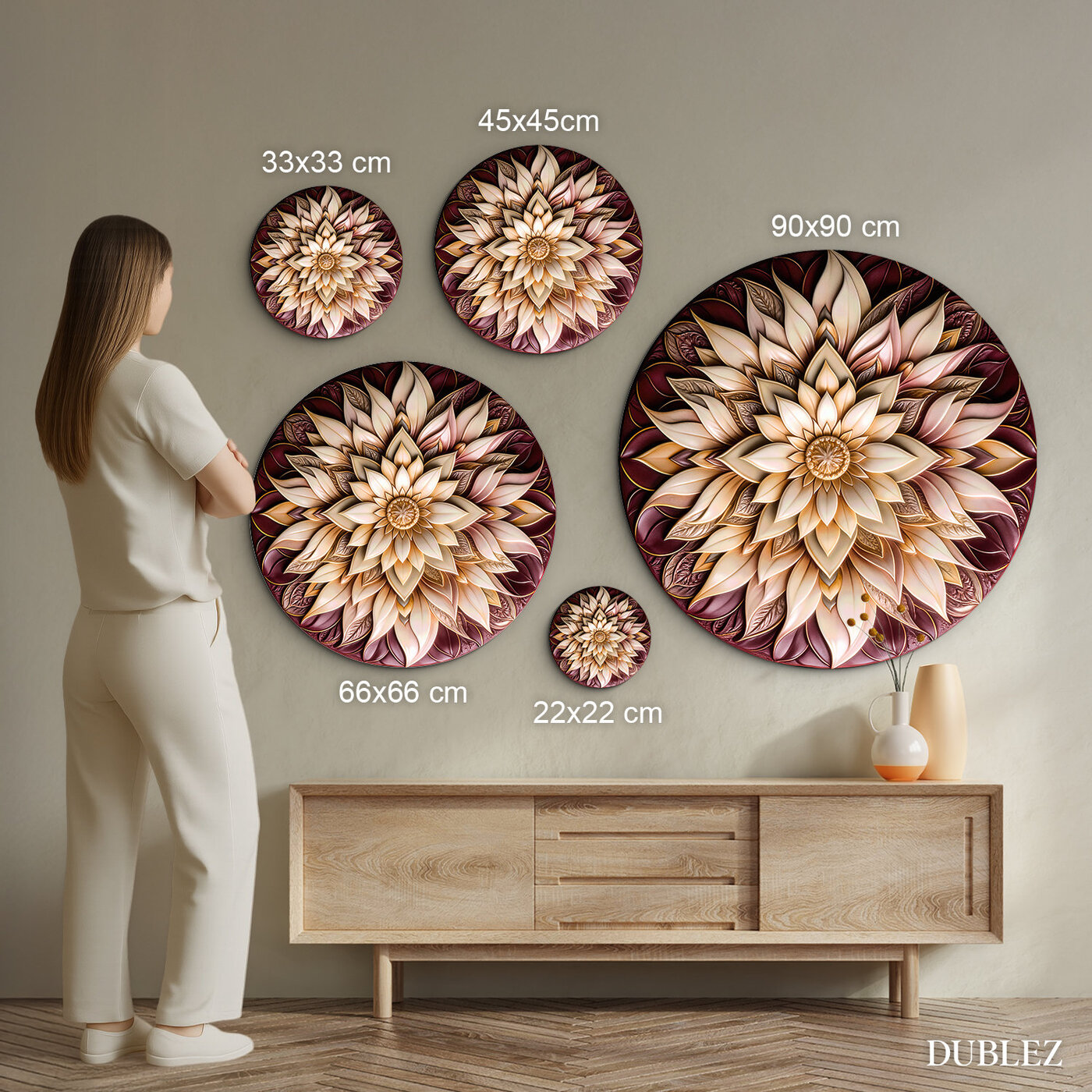 Mandala wall art - Royal Lotus