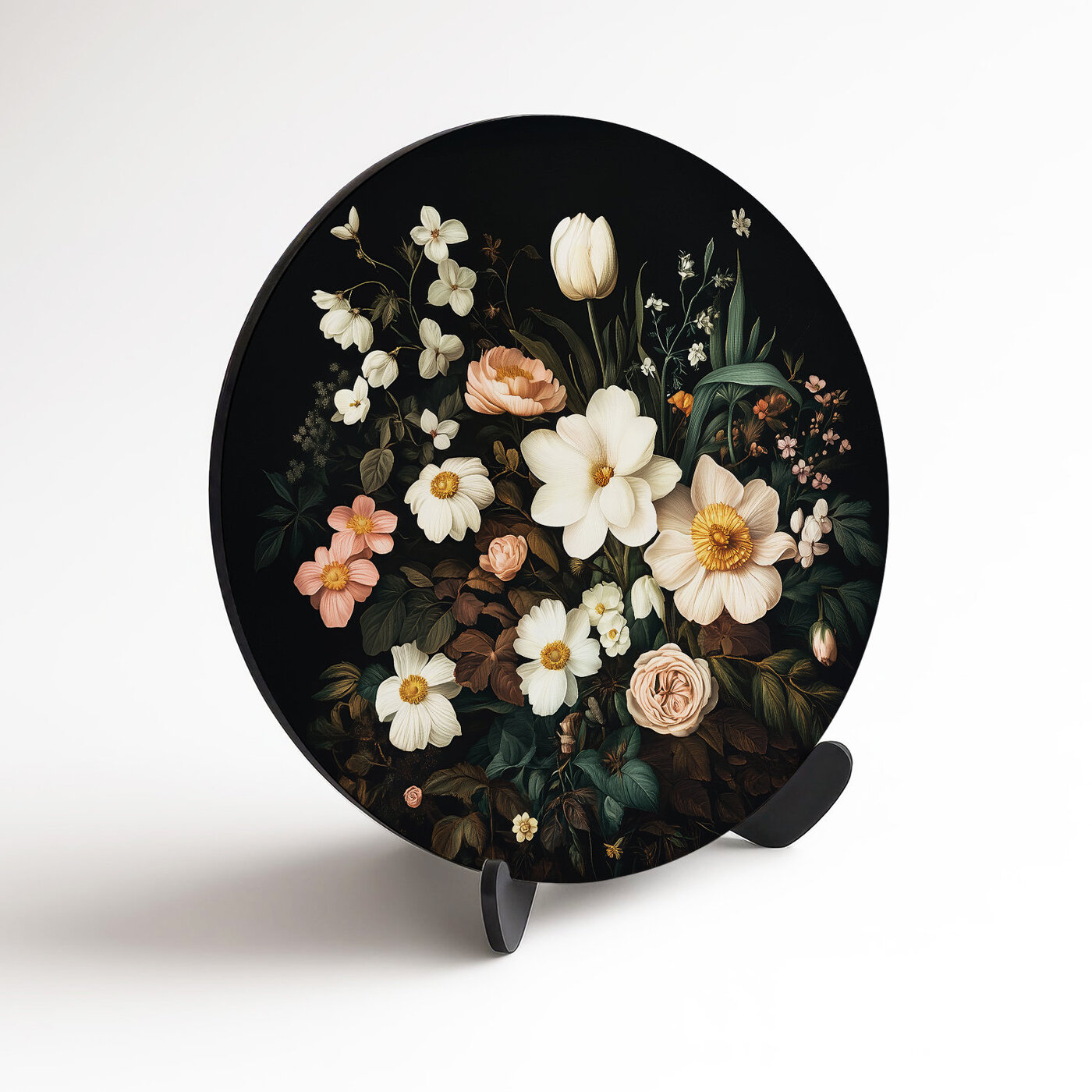 Modern image in a circle - Fragrant garden