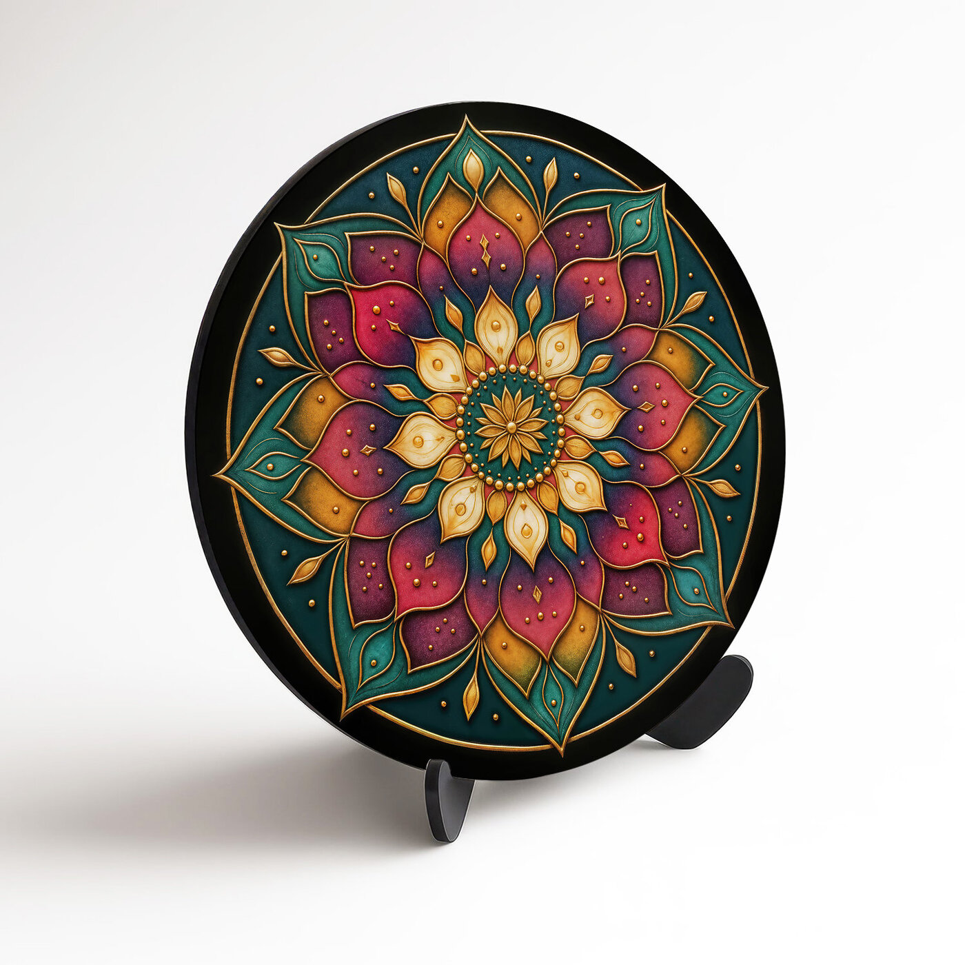 Wooden wall mandala - Inner journey