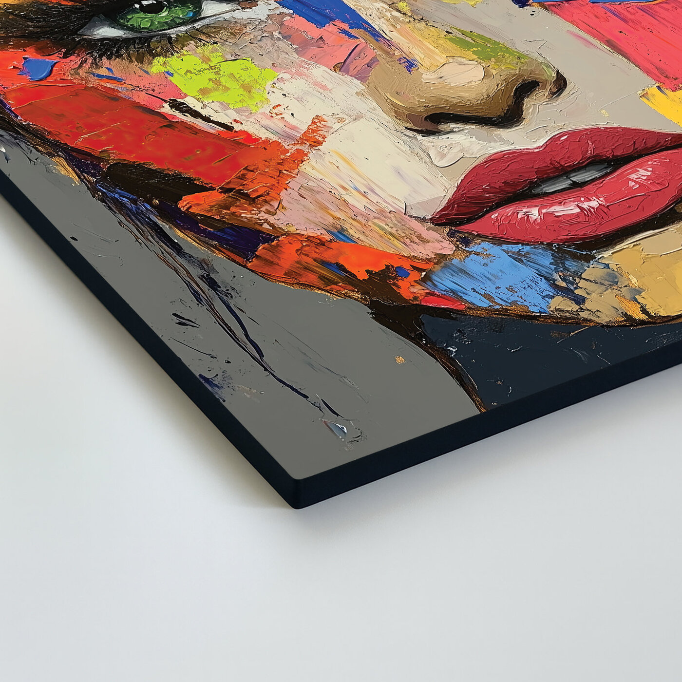 Wall Art for the Bedroom - Colorful Woman&#039;s Face