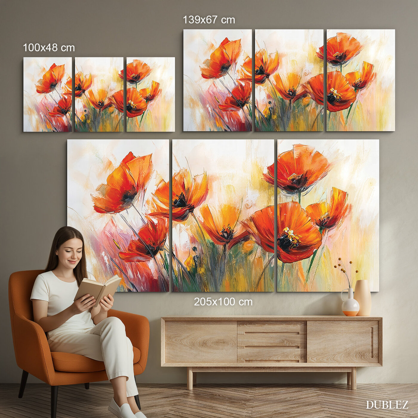 Wall Art - Red Poppies