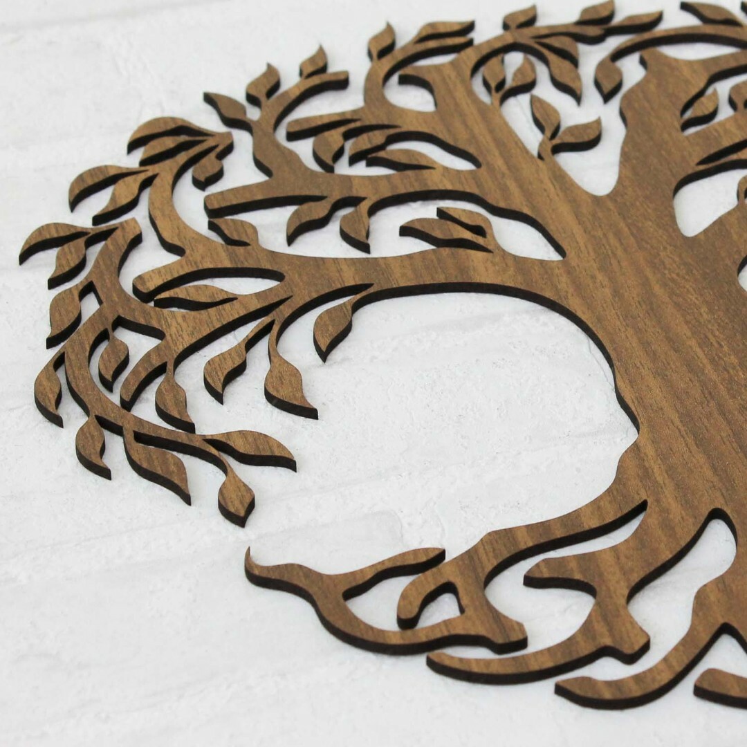 2 az 1-ben fából készült életfák - Hod és Netzach | Dió