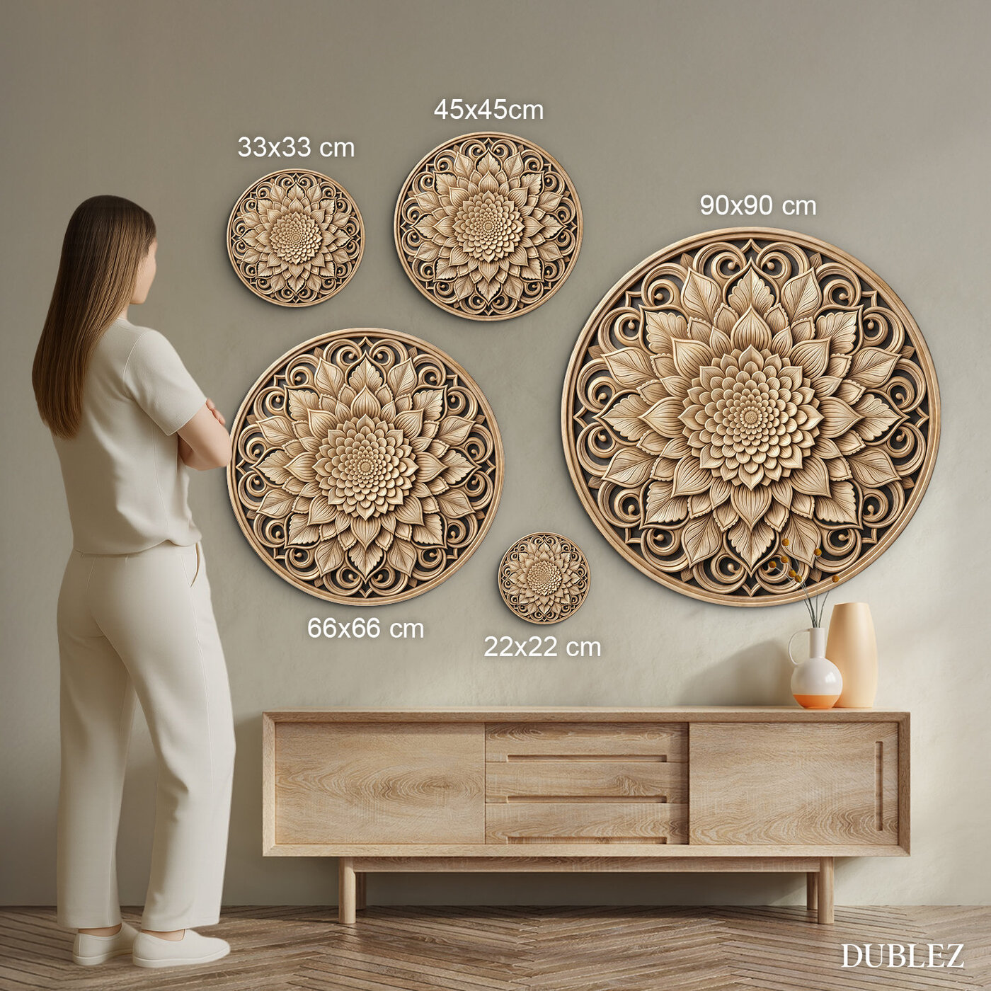 A béke virága - Dekoratív mandala