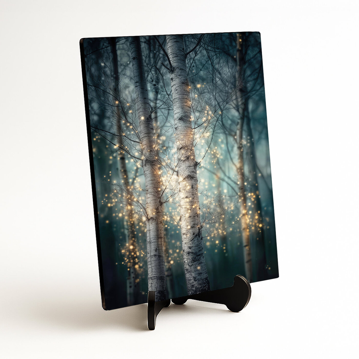 Tablou pădure de mesteceni - Licurici