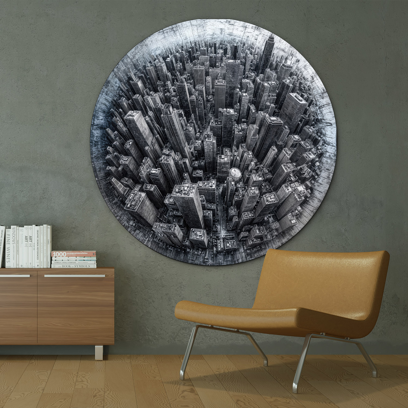 Moderní obraz města - Skica