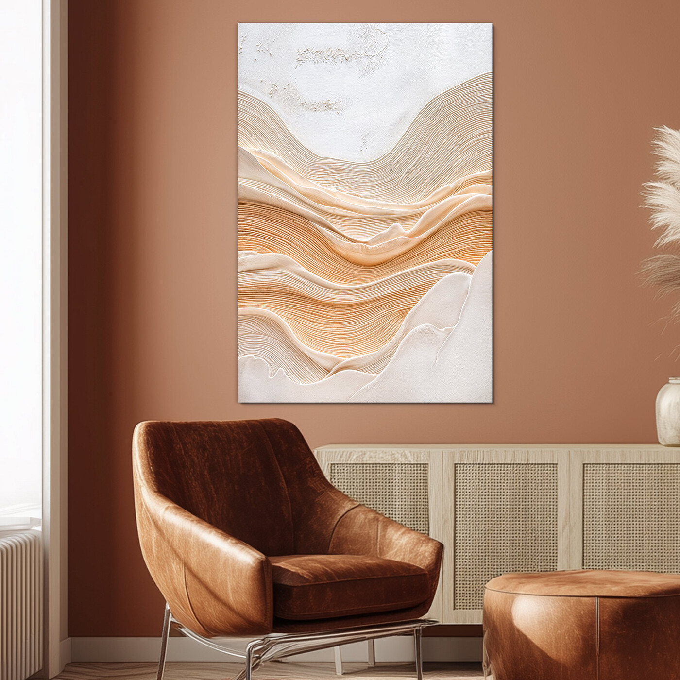 Abstract painting for the bedroom - Waving