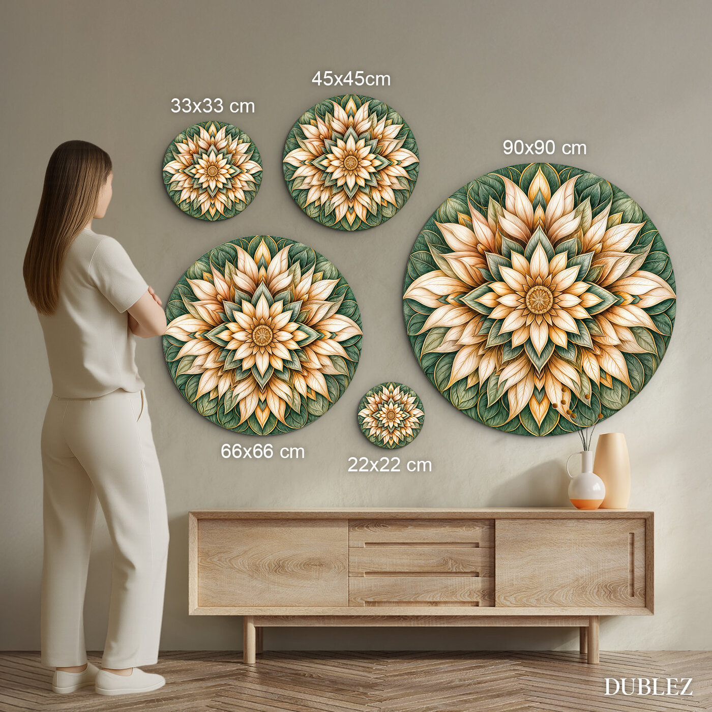 Květinová mandala - Srdce džungle