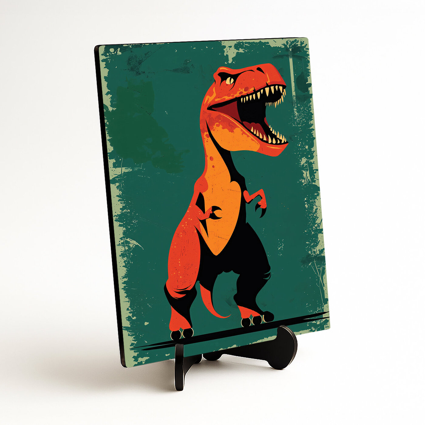 Dětský retro obraz - T-Rex
