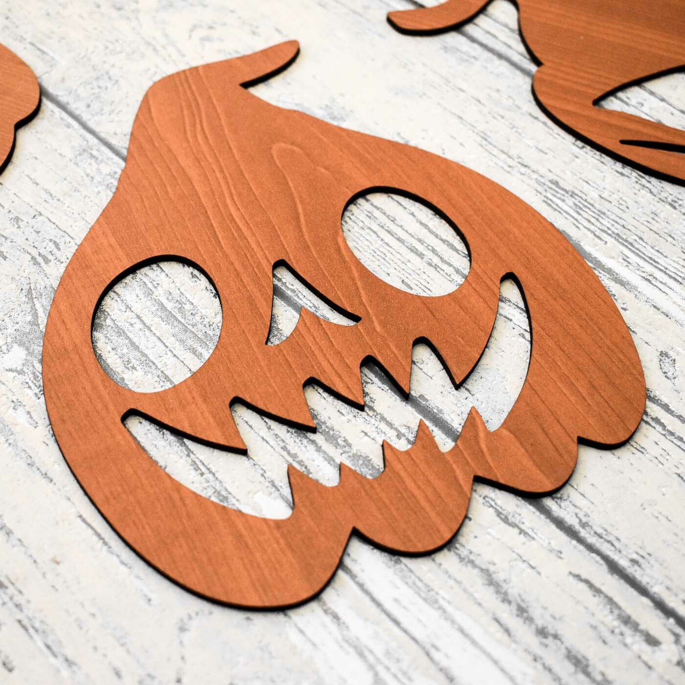 Wooden Halloween Decor - Pumpkins | Cherry