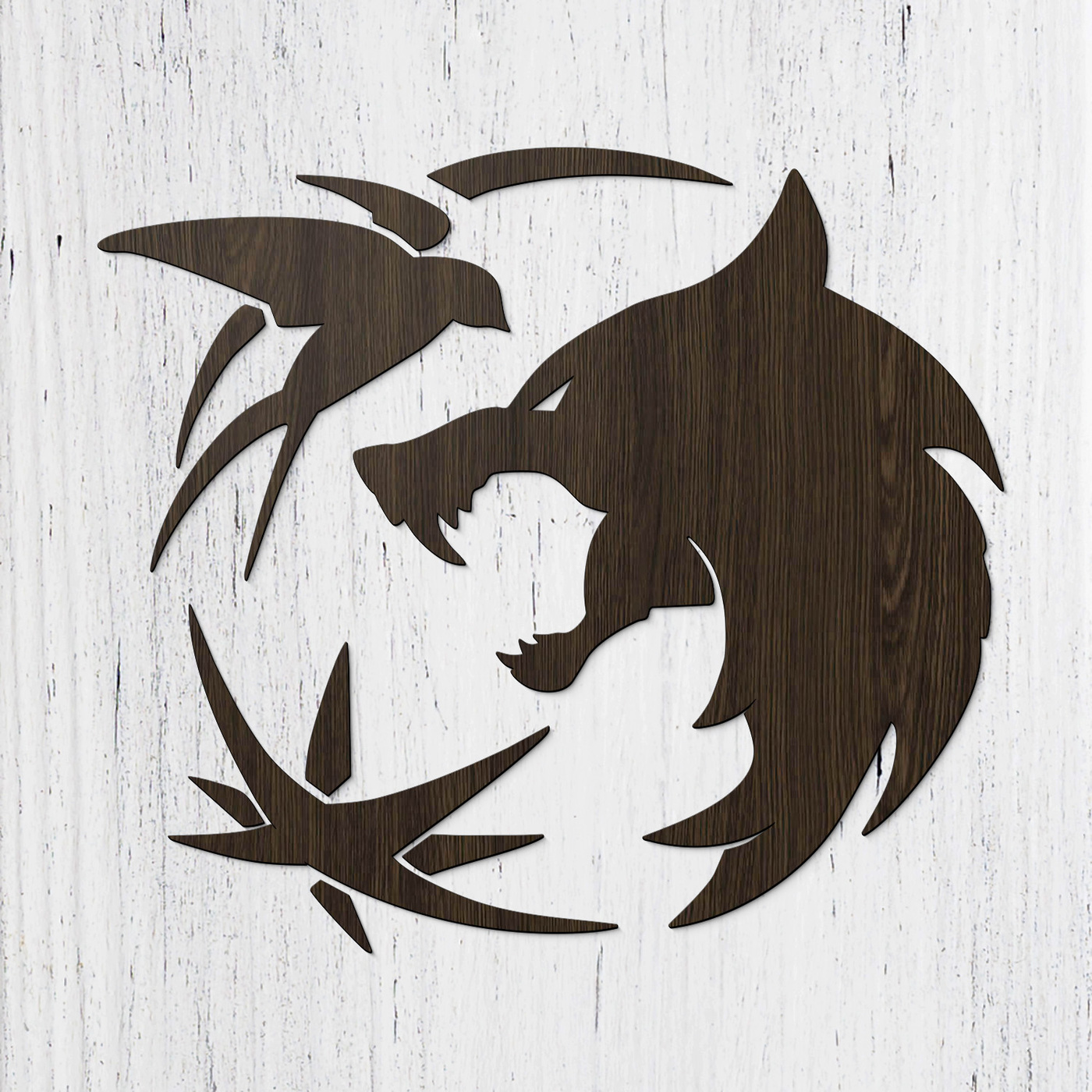 Wooden Wall Art - The Witcher | Wenge