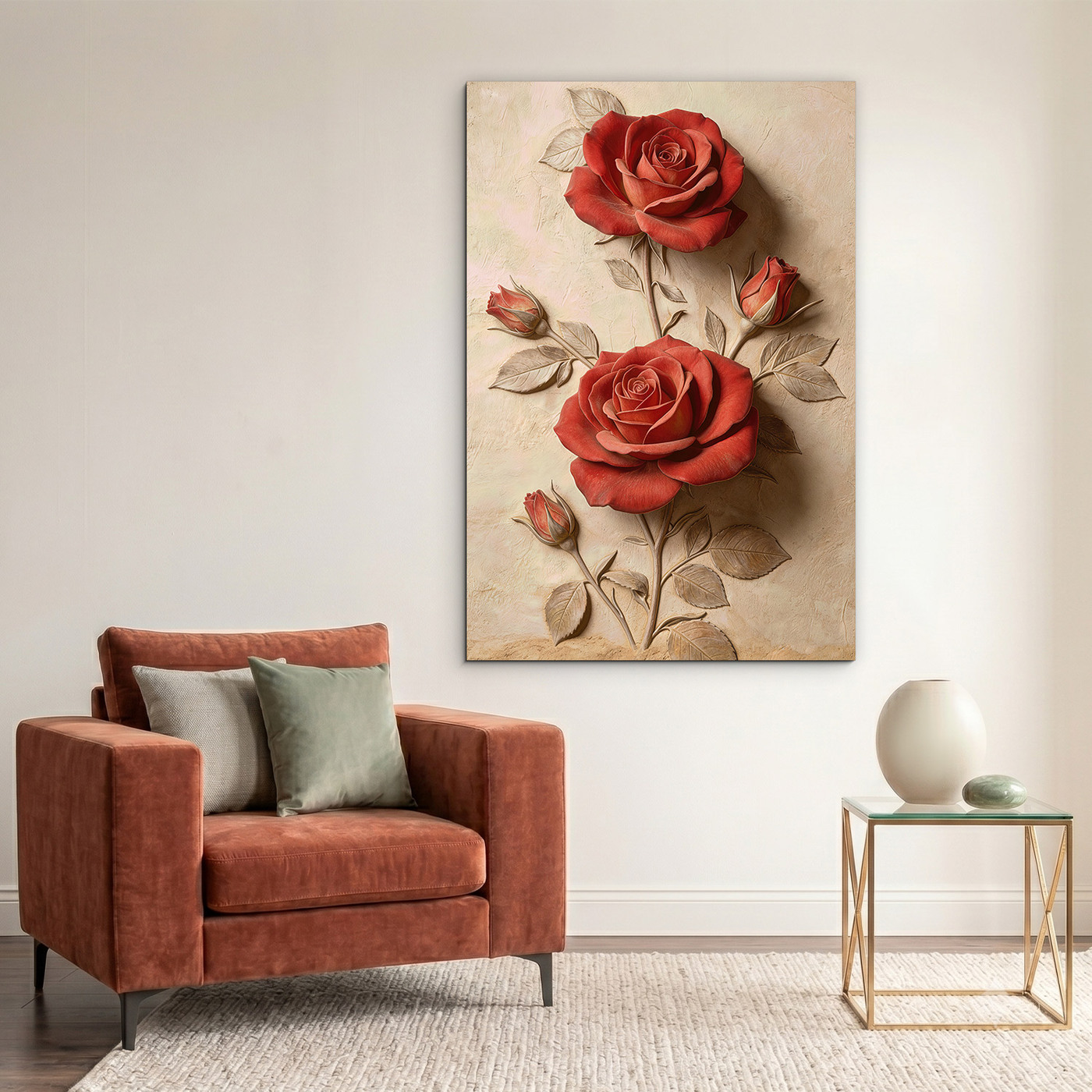 Wall picture - Red roses