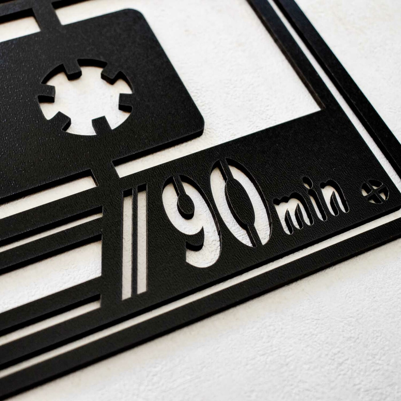 Retro Wall Decoration - Cassette | Black