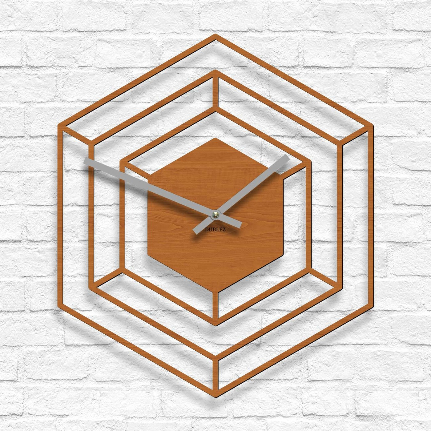 Lacné nástenné hodiny - Factory | Čerešňa