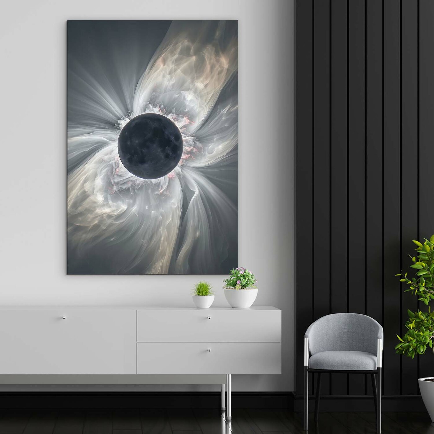 Wooden Wall Art - Lunar Eclipse