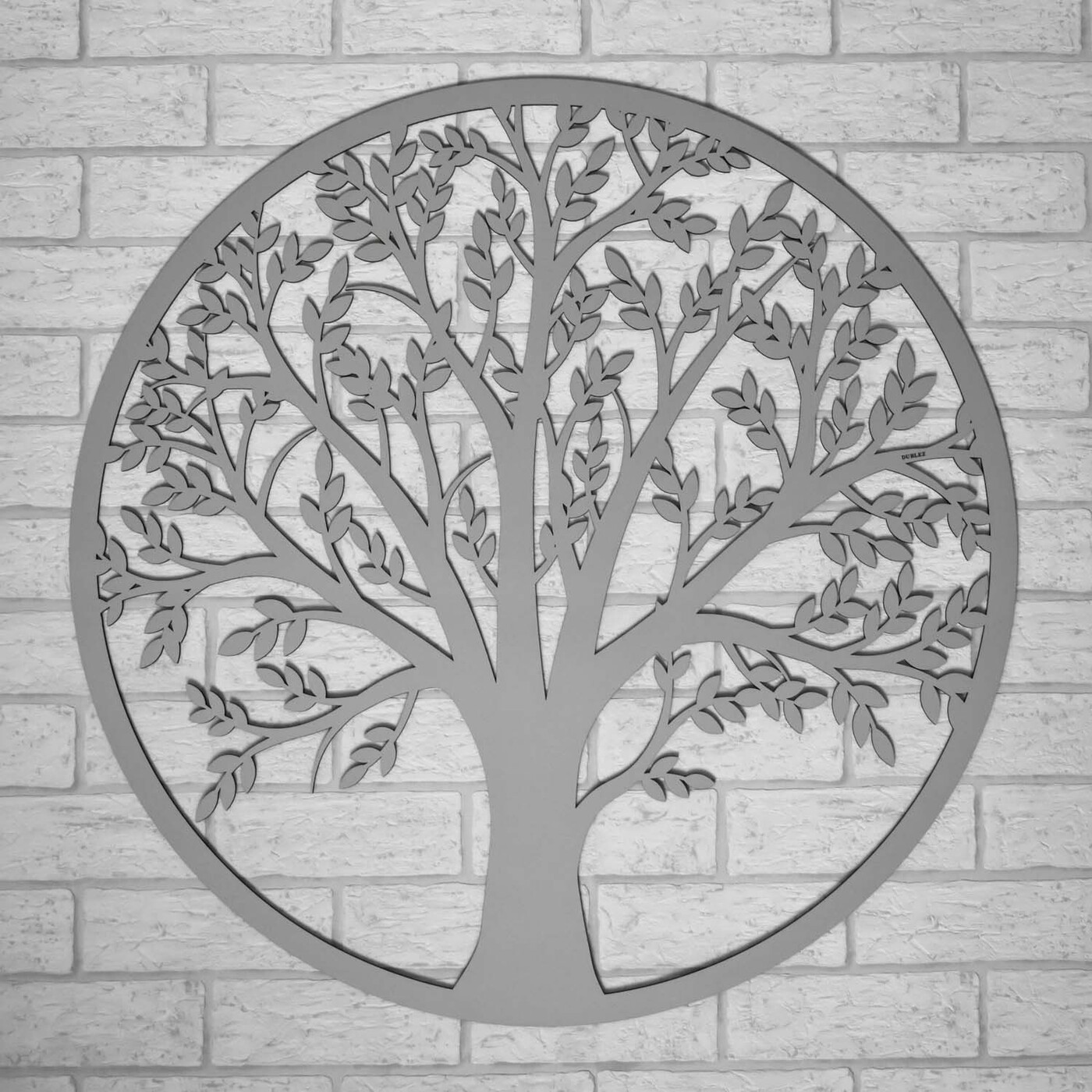 Tree of Life from Wood - Family | Silver