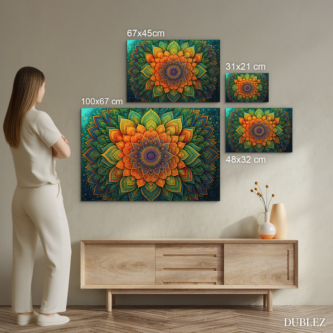 Farebný obraz - Mandala duše