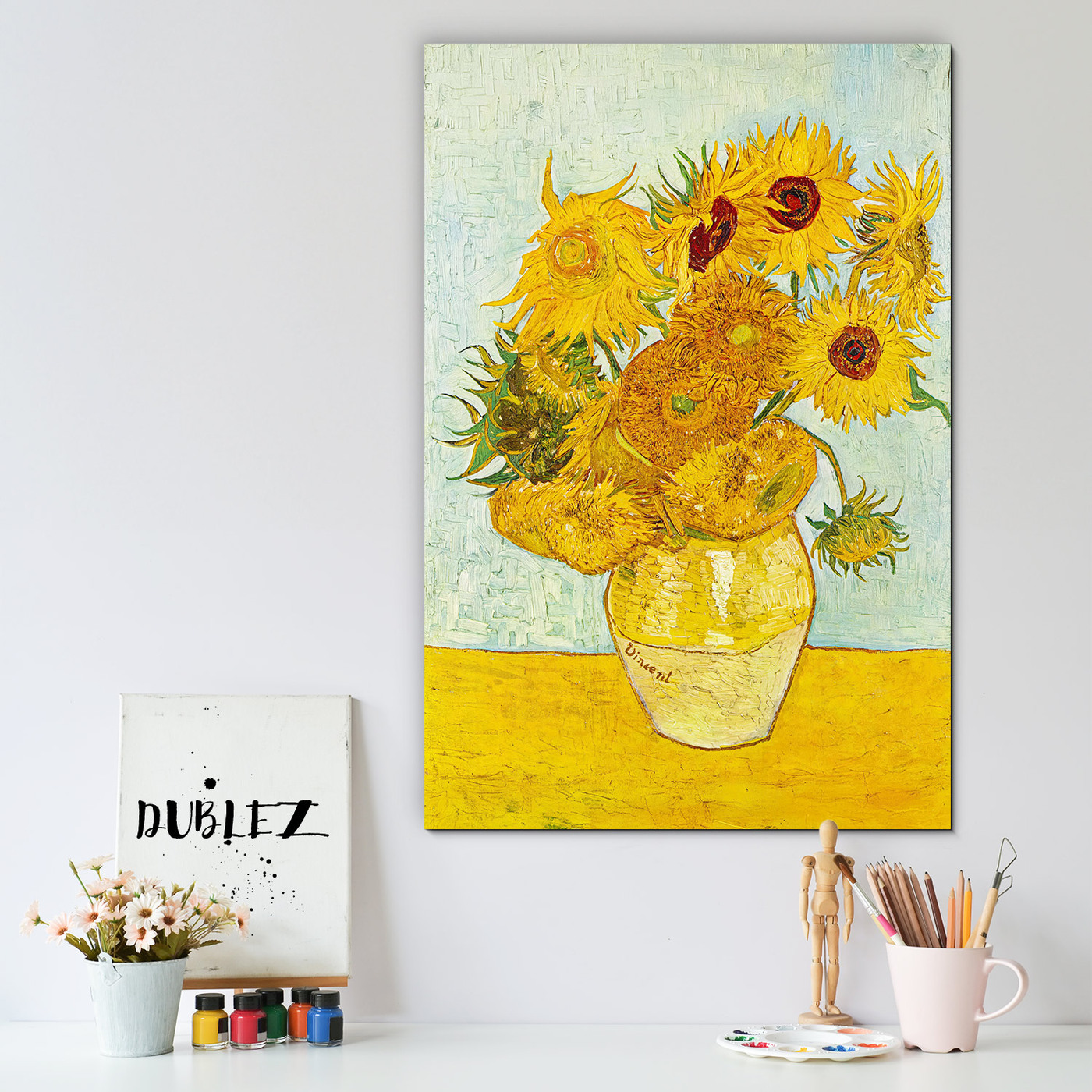 Reprodukcia - Vincent van Gogh - Slnečnice (1888)